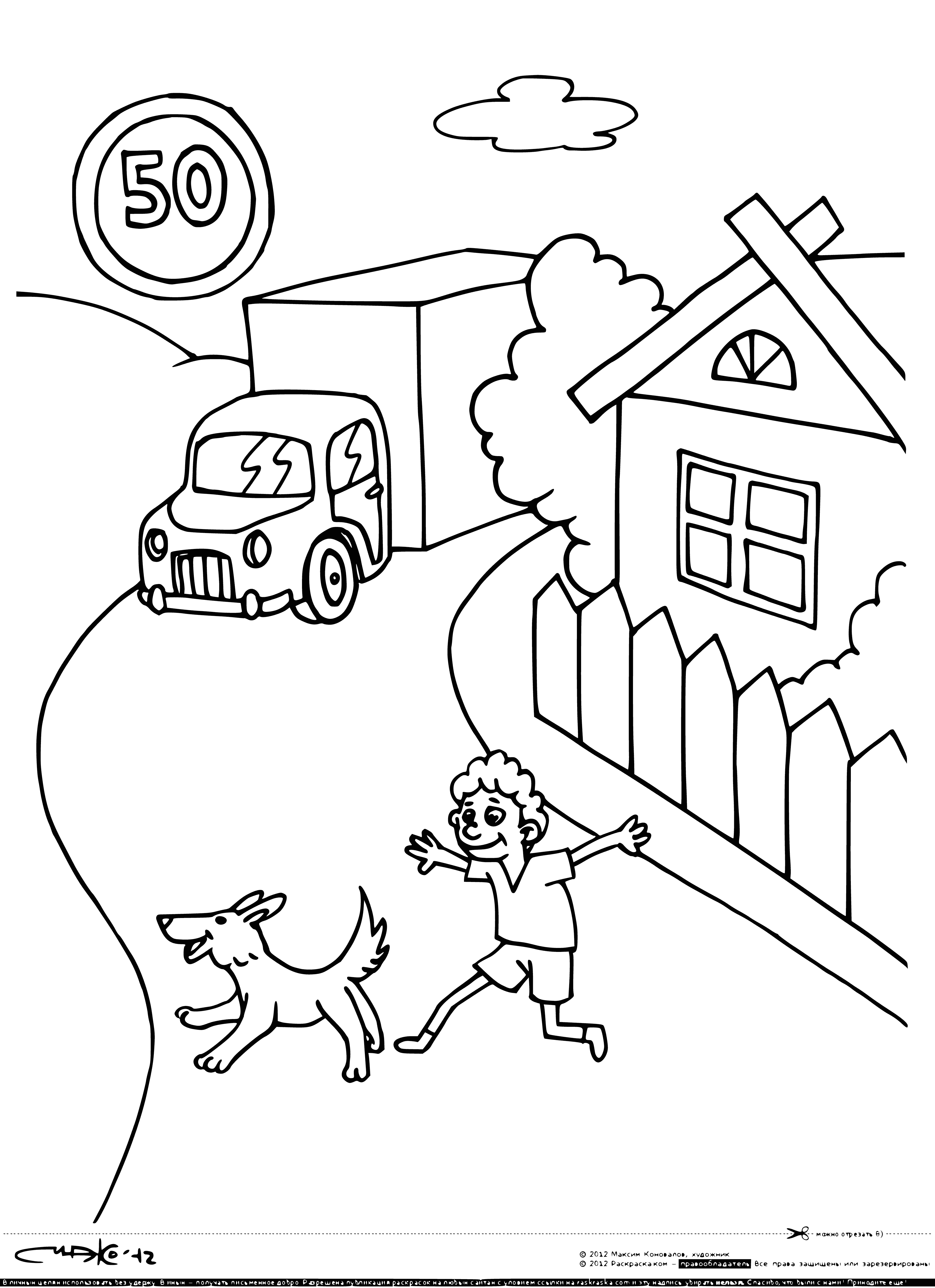 coloring page: Max speed limit sign: blue w/ white #70.
