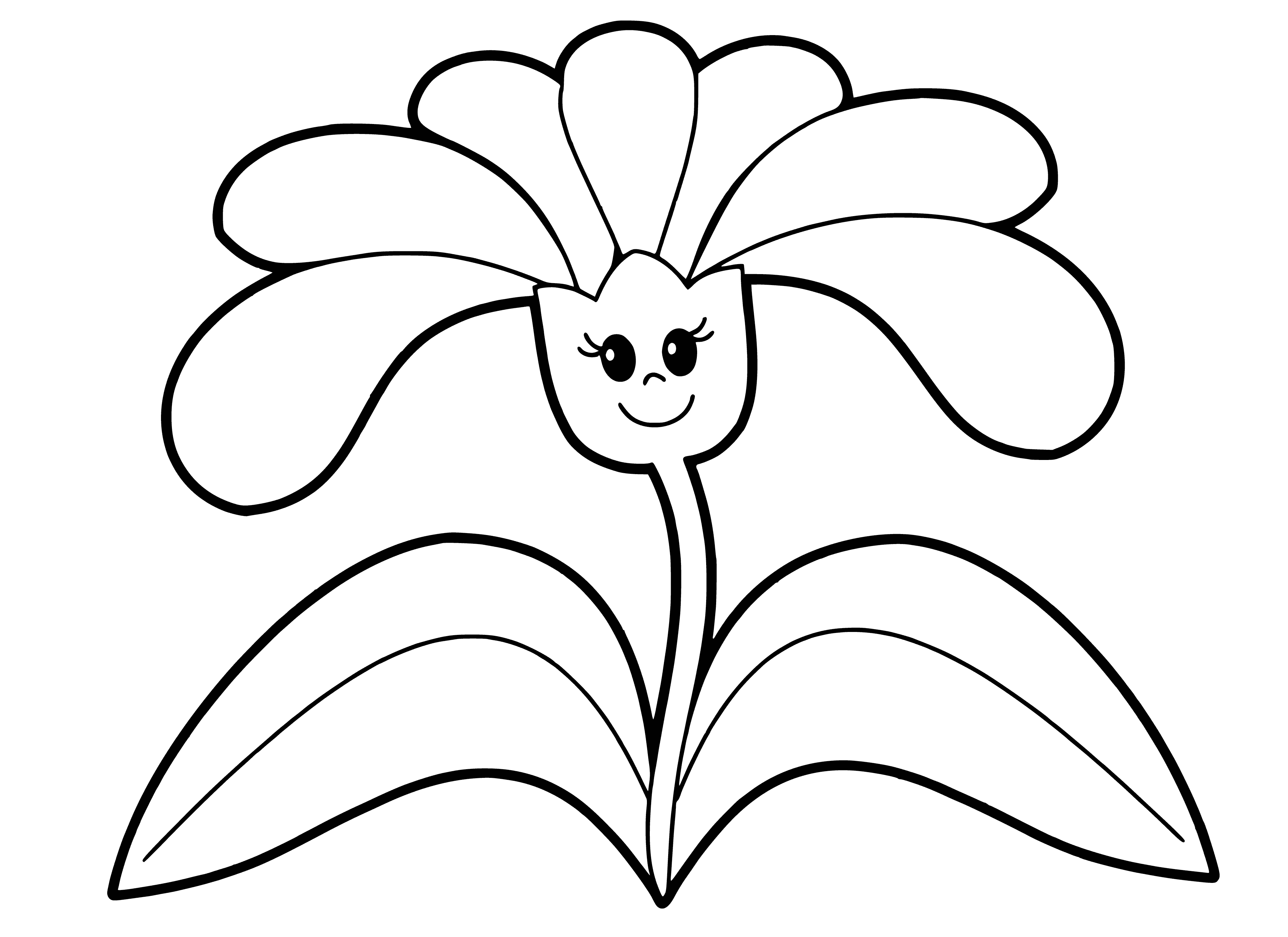 coloring page: 4 coloring pages of flowers (2 bouquets, daisy, rainbow rose) w/words "Happy," "Love," "Live," & "Forever" at bottom.