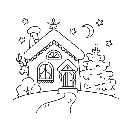 Coloring Christmas and New Year coloring pages