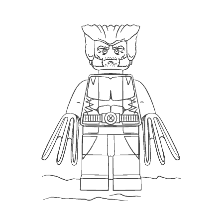 Coloring Lego superbohaterowie