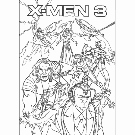 Coloring X Men