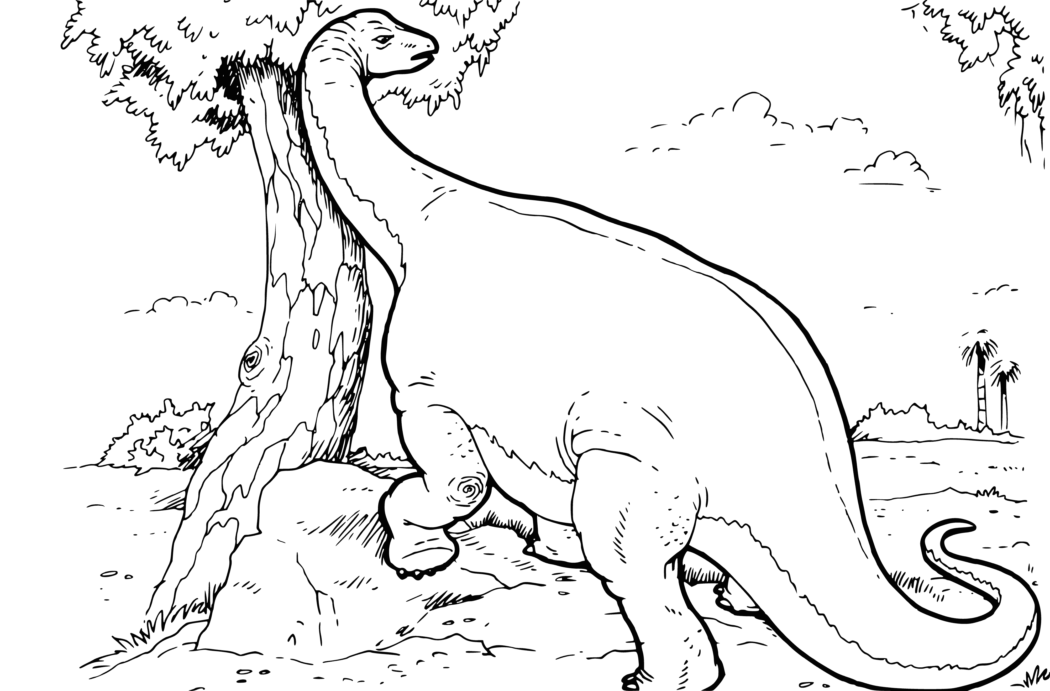 Saltosaurus coloring page