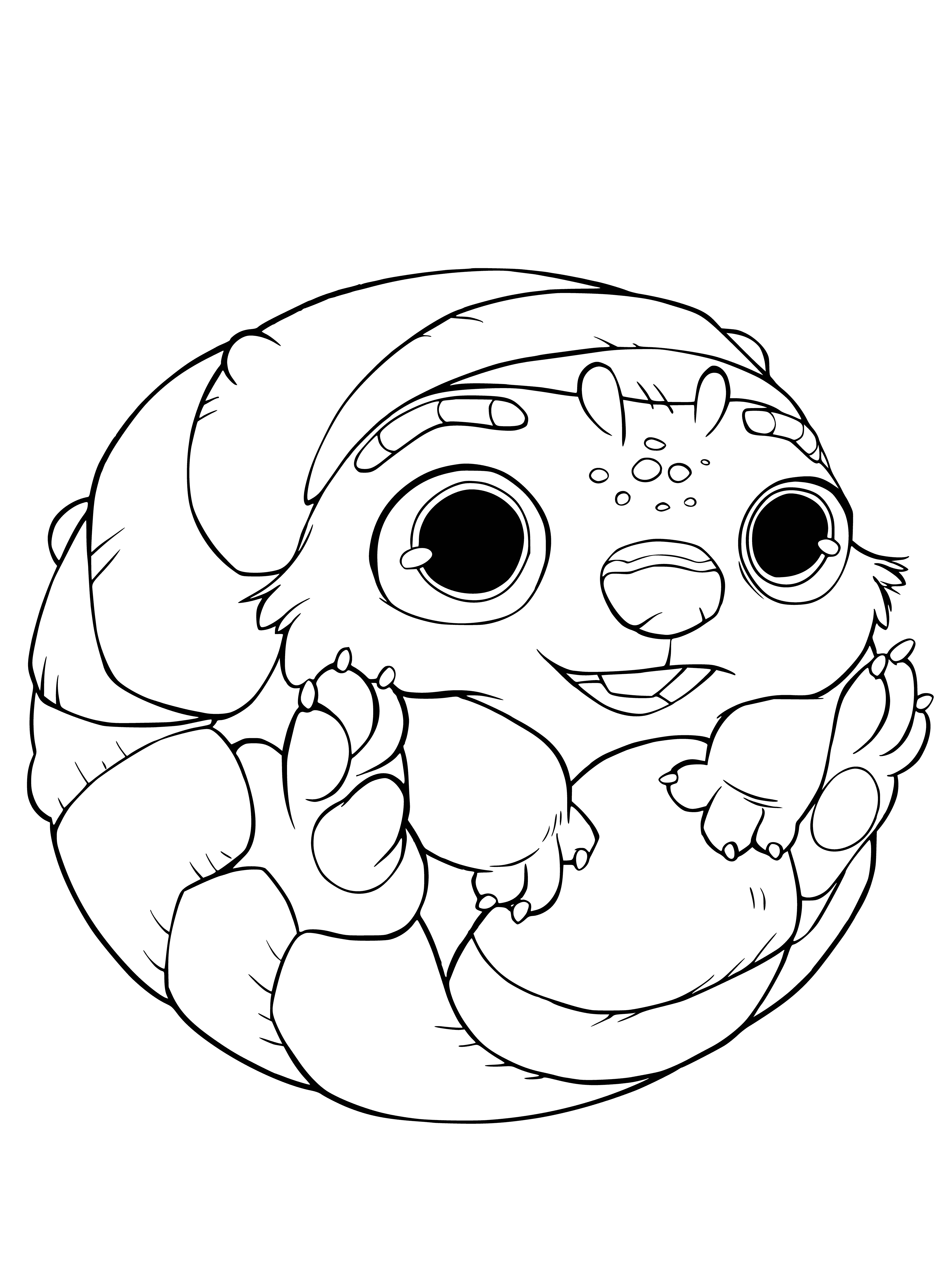 Kid Knock Knock coloring page