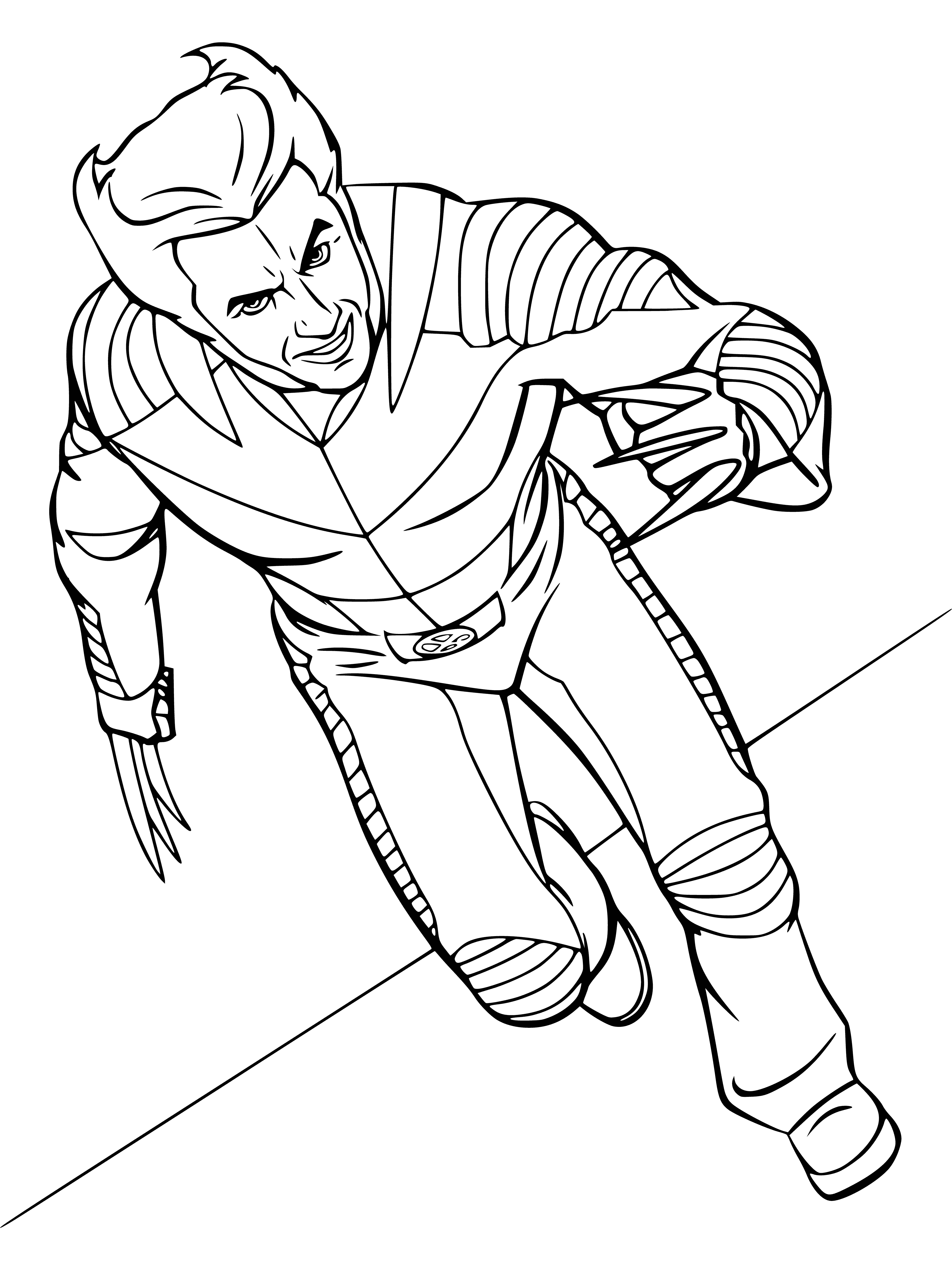 Wolverine coloring page