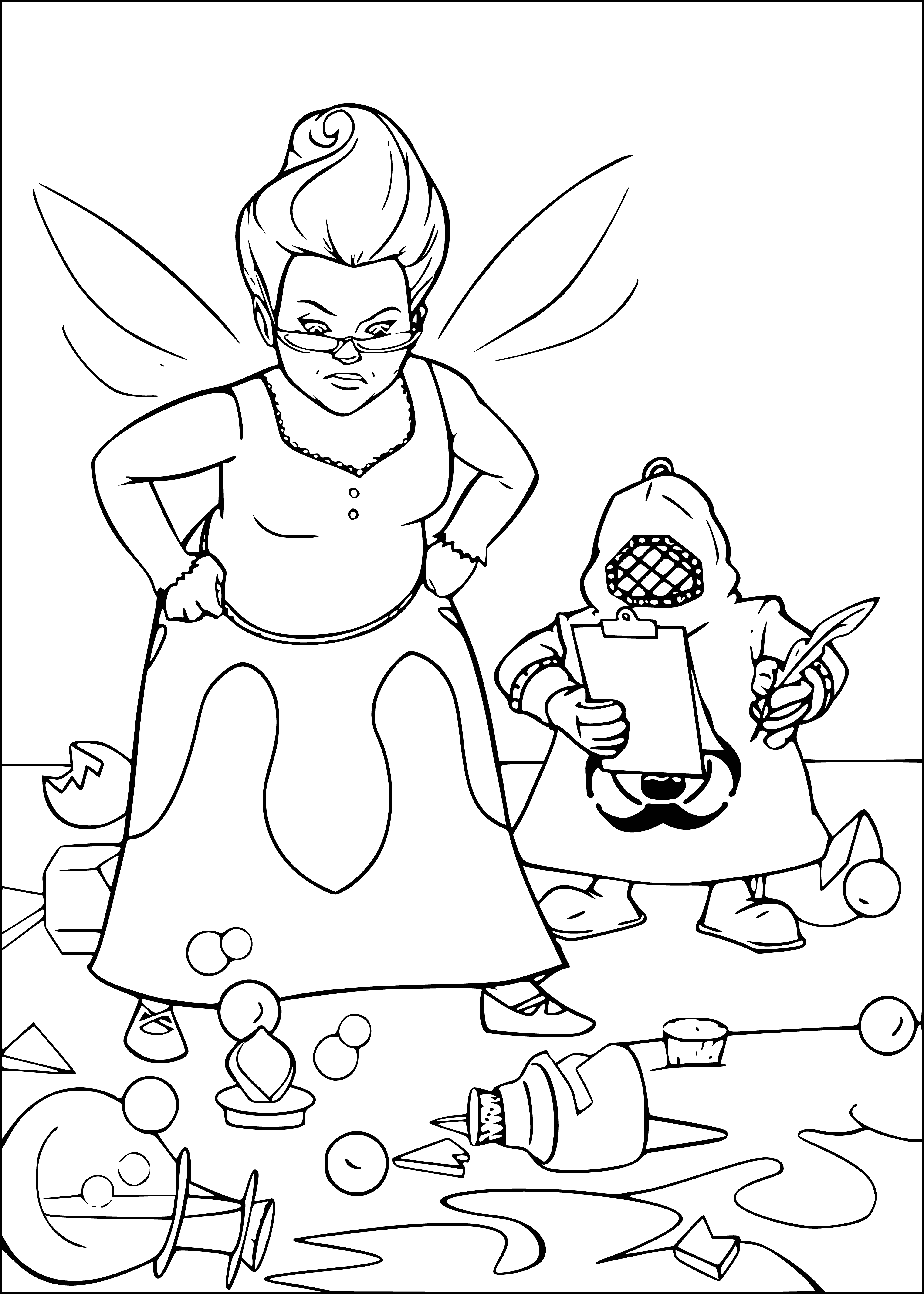 Fairy Godmother coloring page