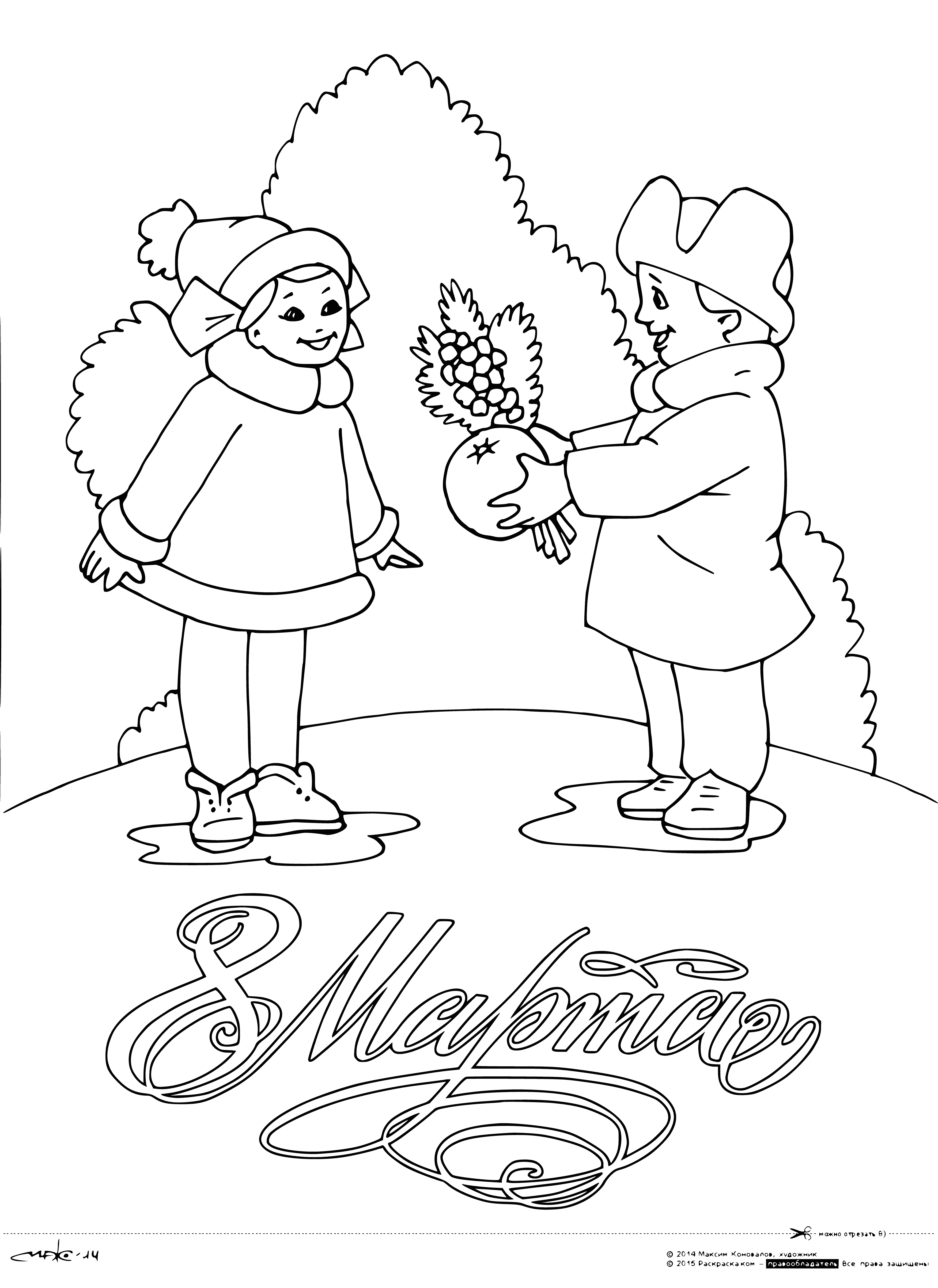 coloring page: Celebrate International Women's Day w/ a coloring page feat. women of different ages & races smiling & celebrating in the background! #IWD2020