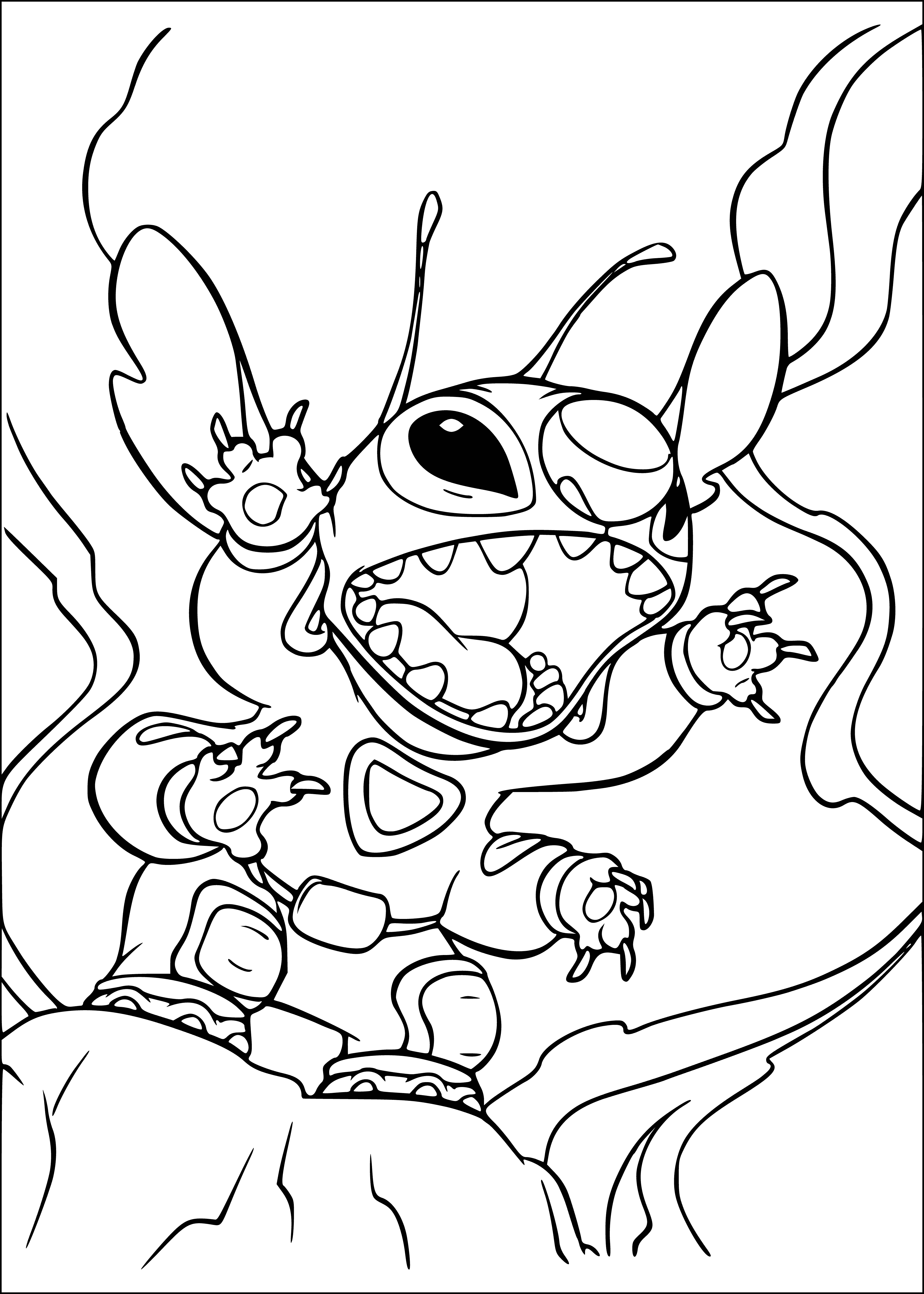 Contact coloring page