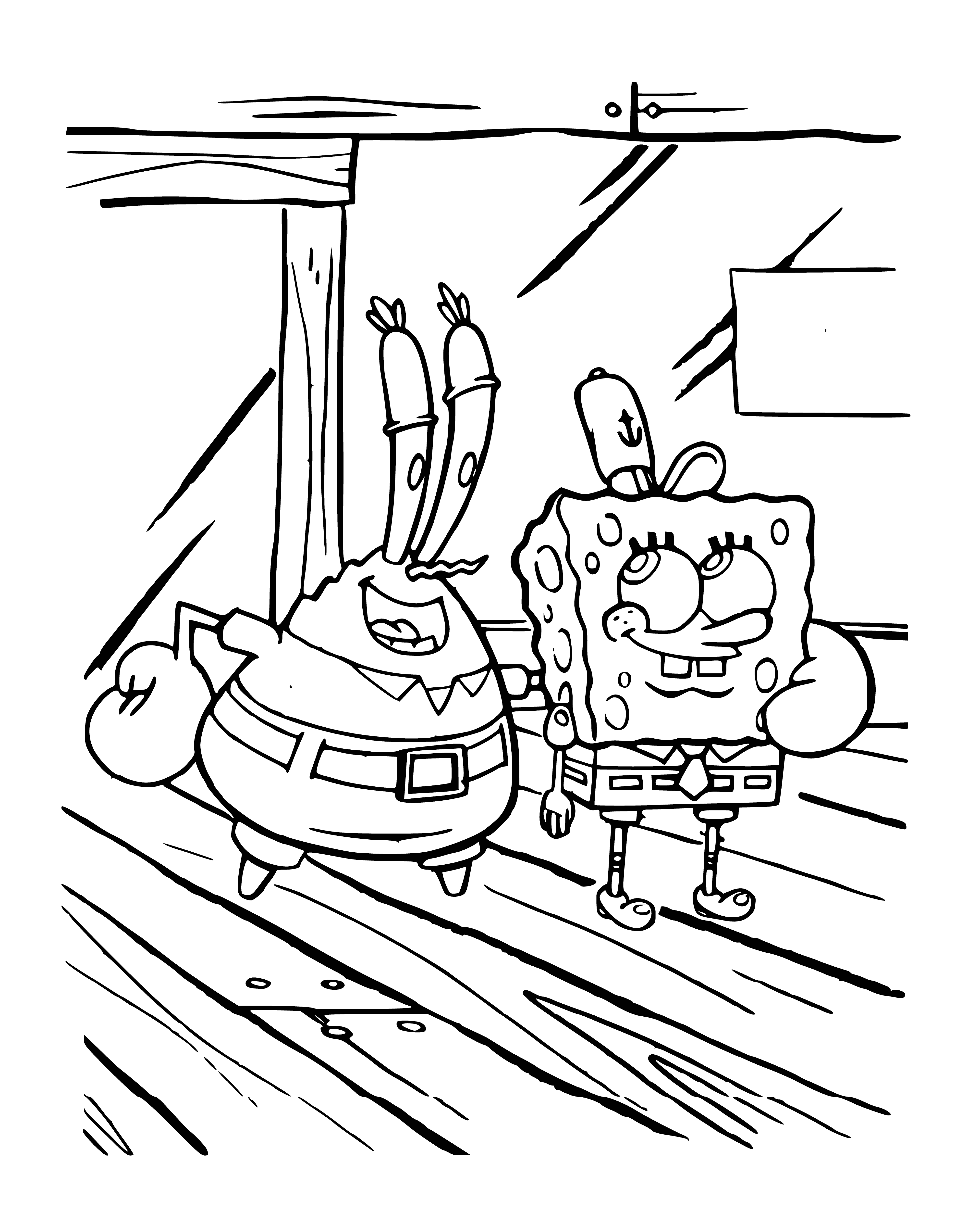 Hired coloring page
