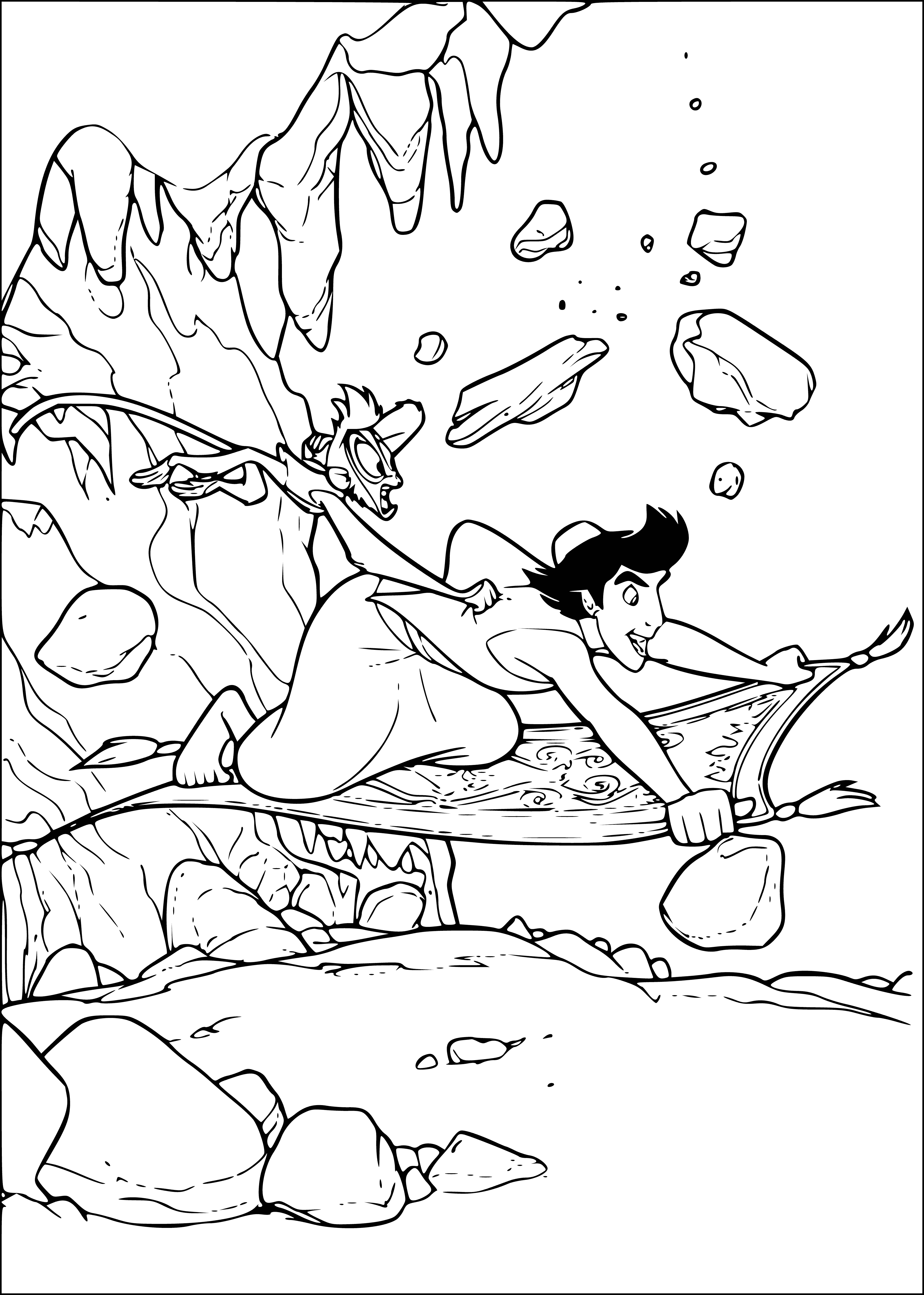Stonefall coloring page