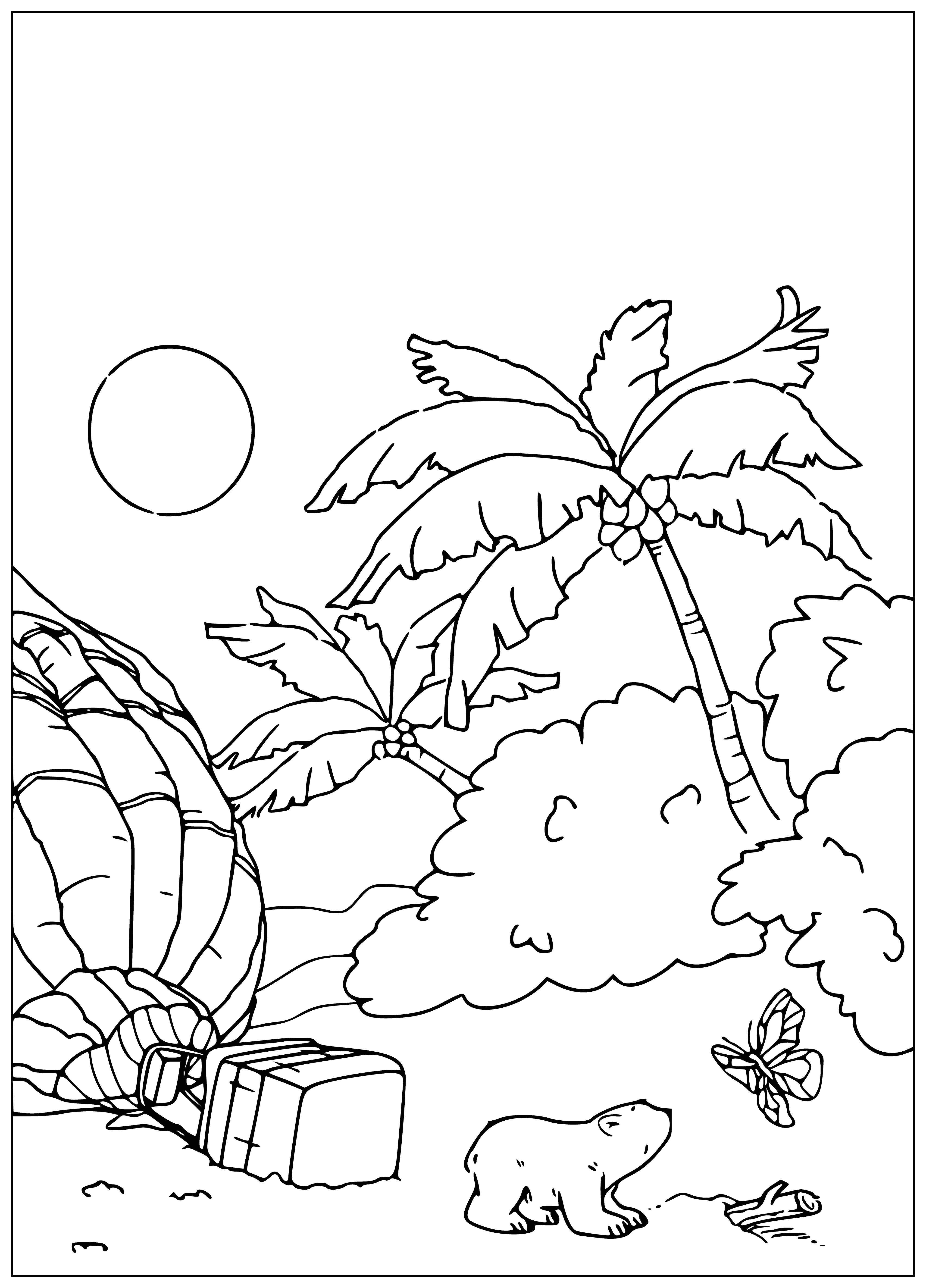 Lars has landed coloring page