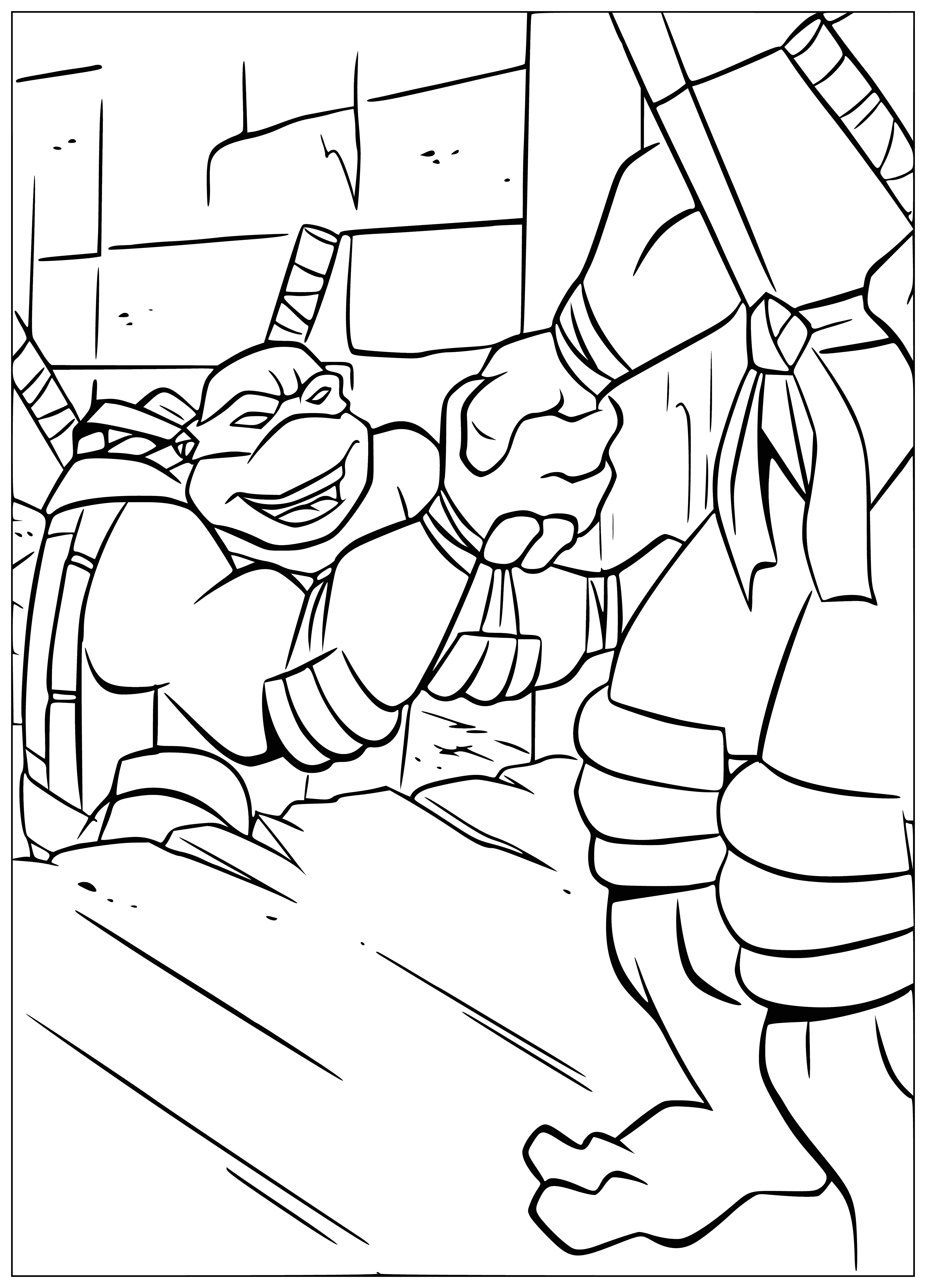 Help a friend coloring page