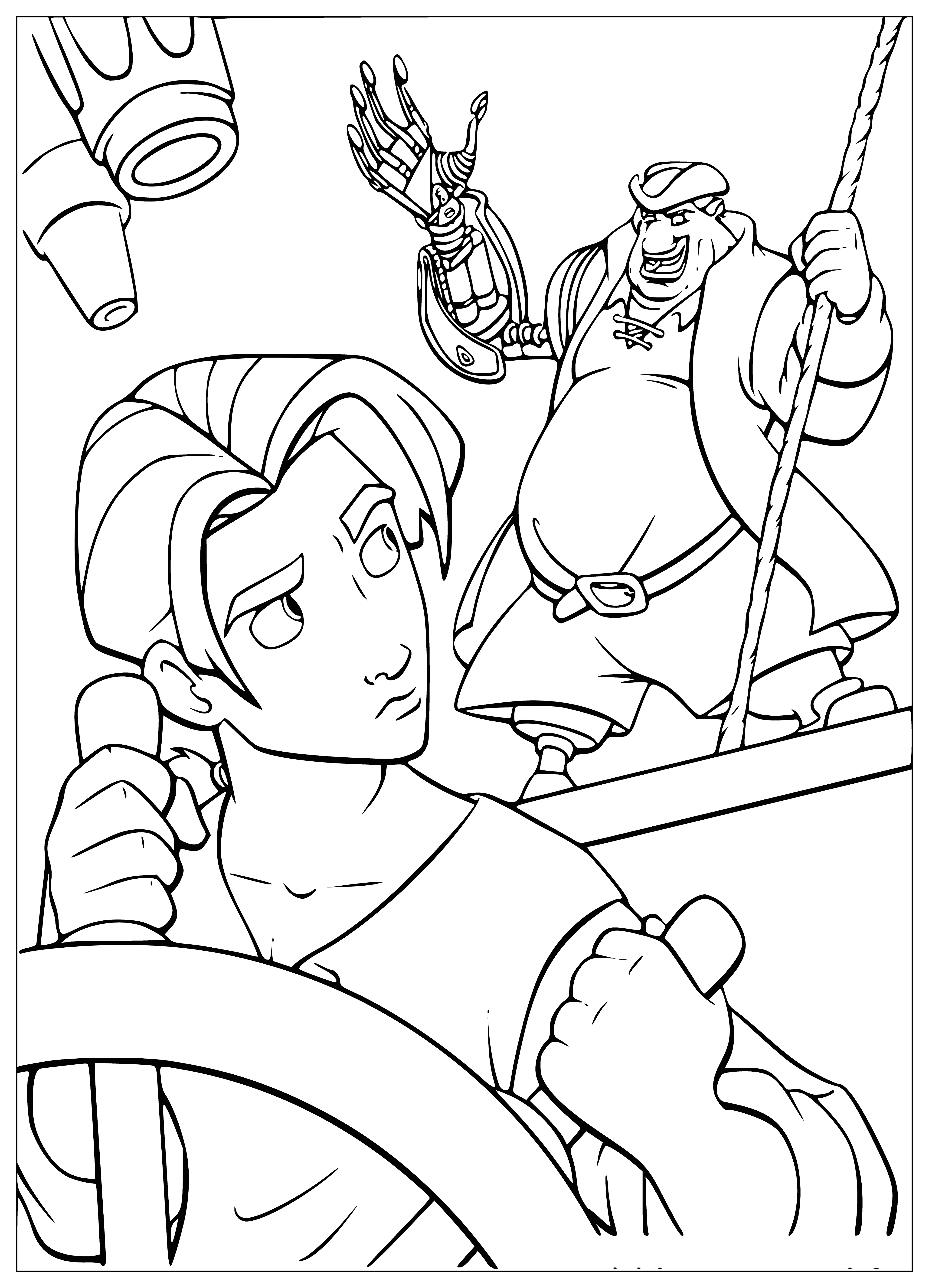 Gathered without me? coloring page