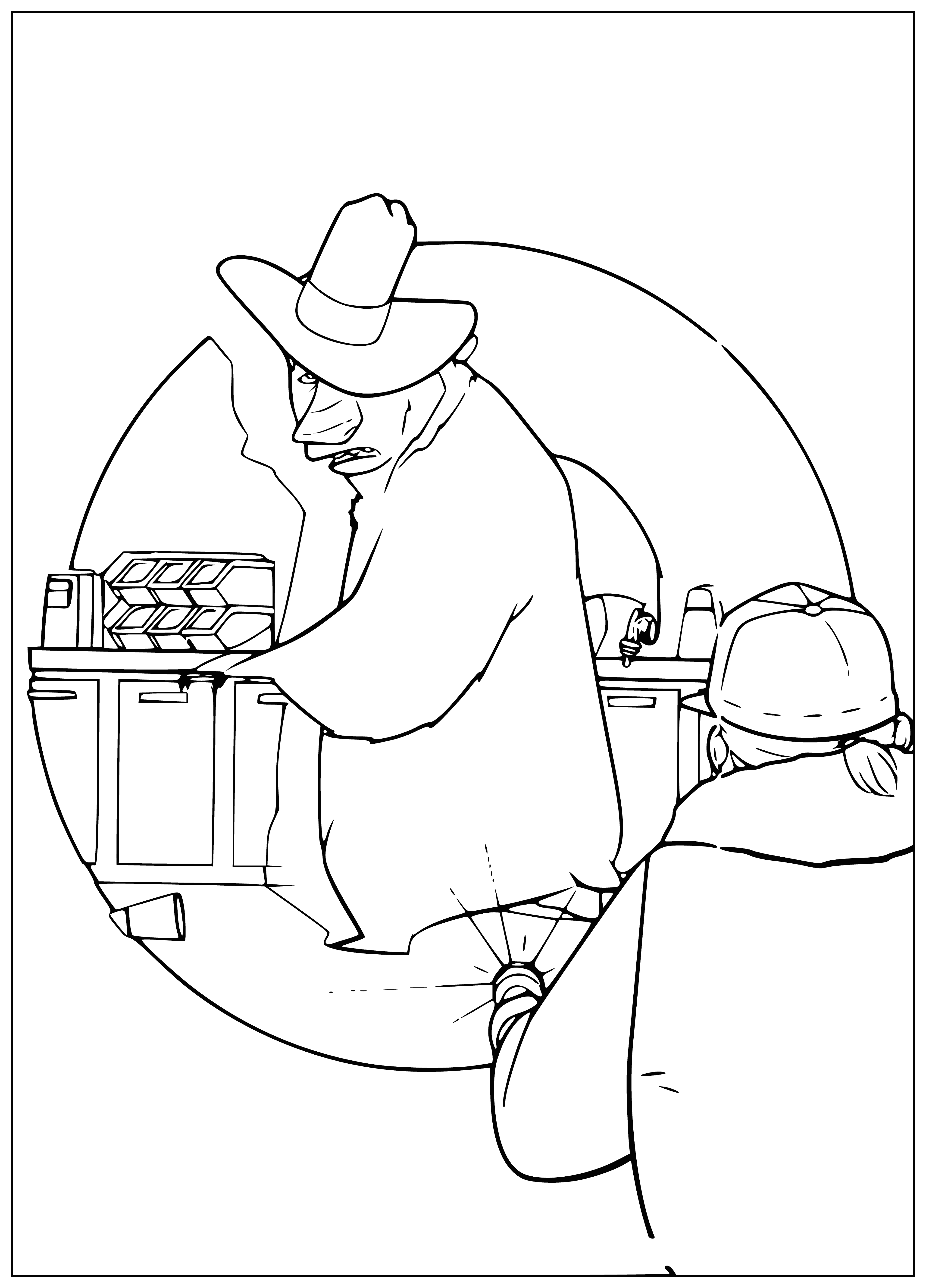 Sheriff coloring page