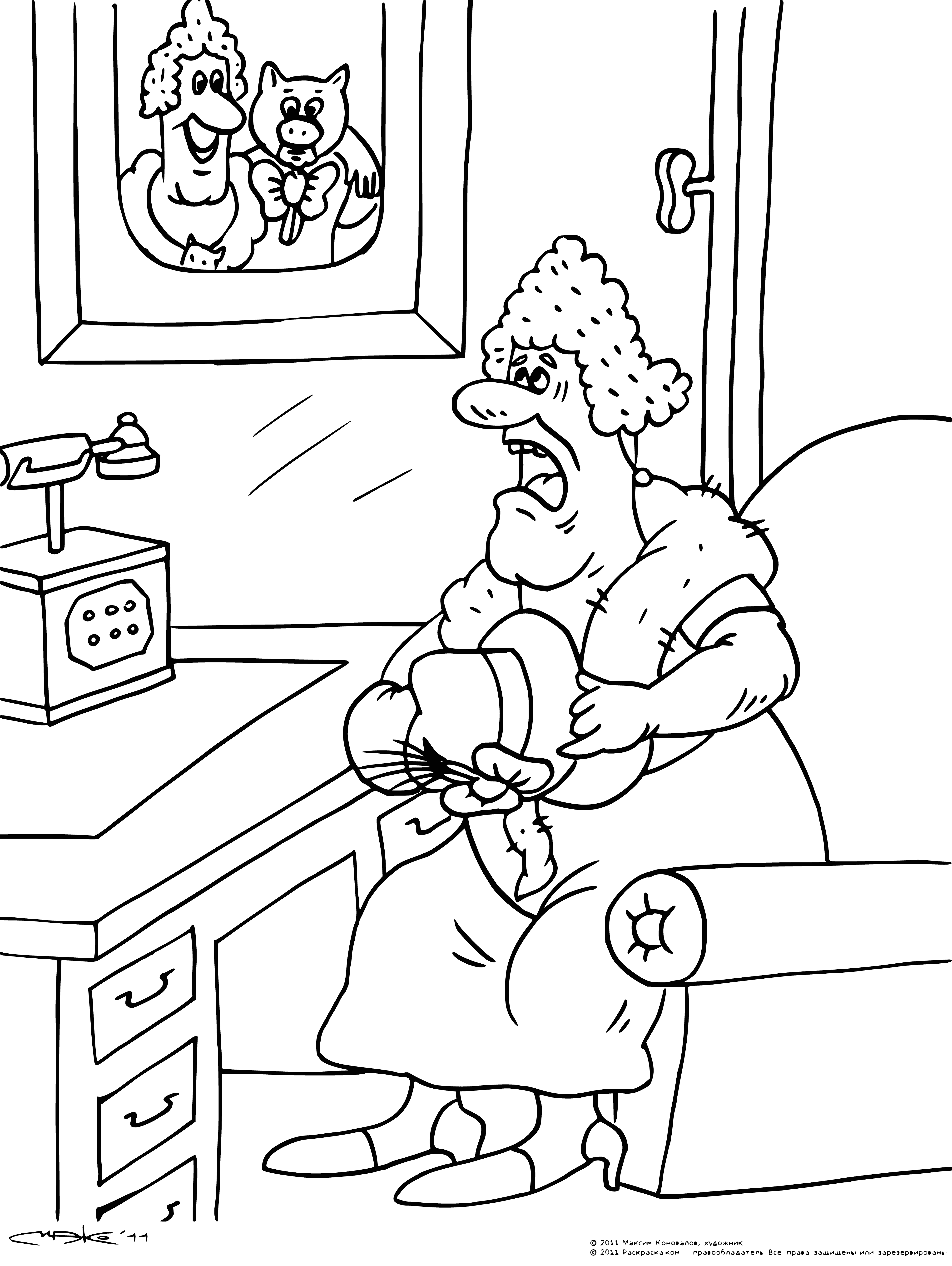 I see greatness ... coloring page