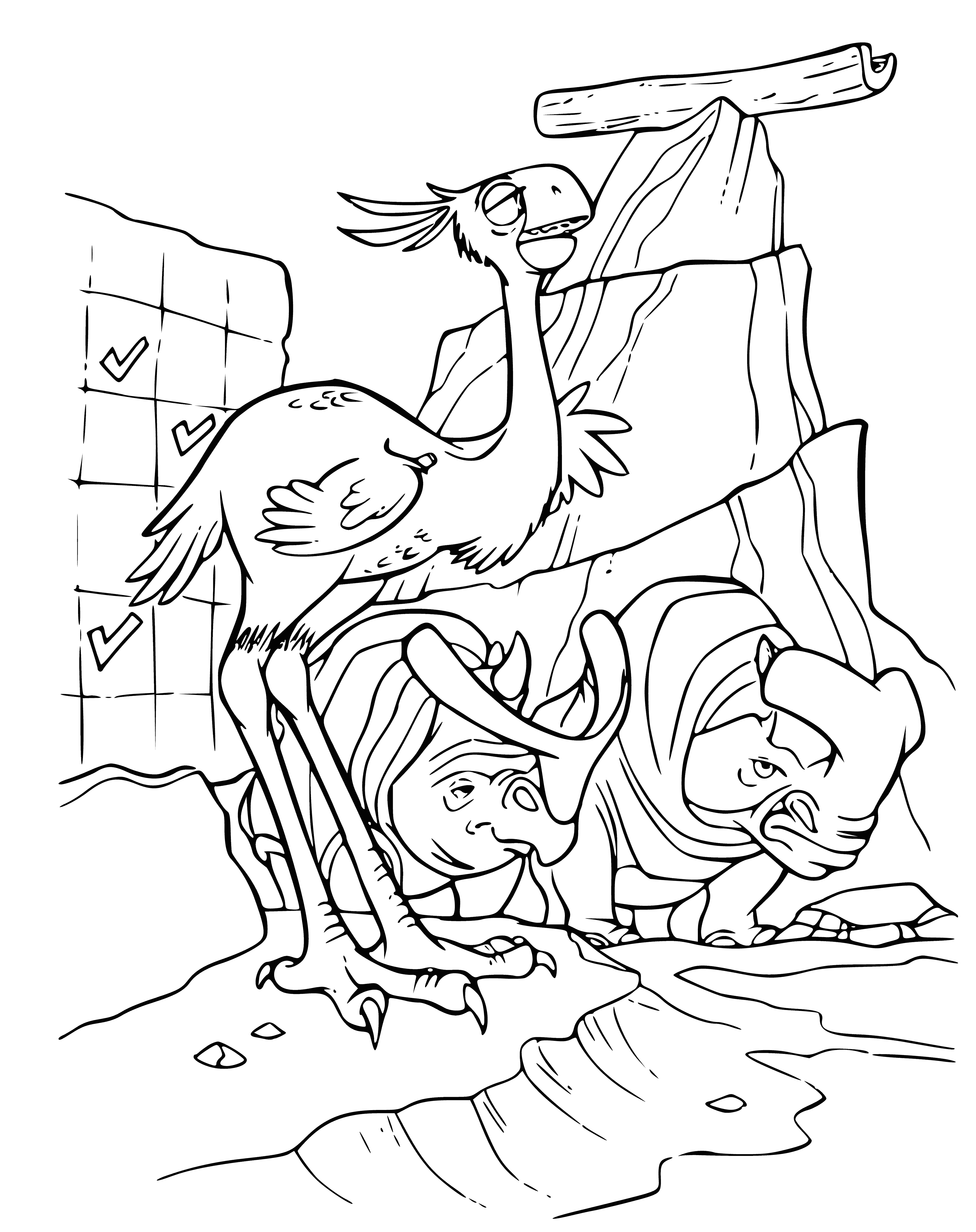 Rescue ship coloring page