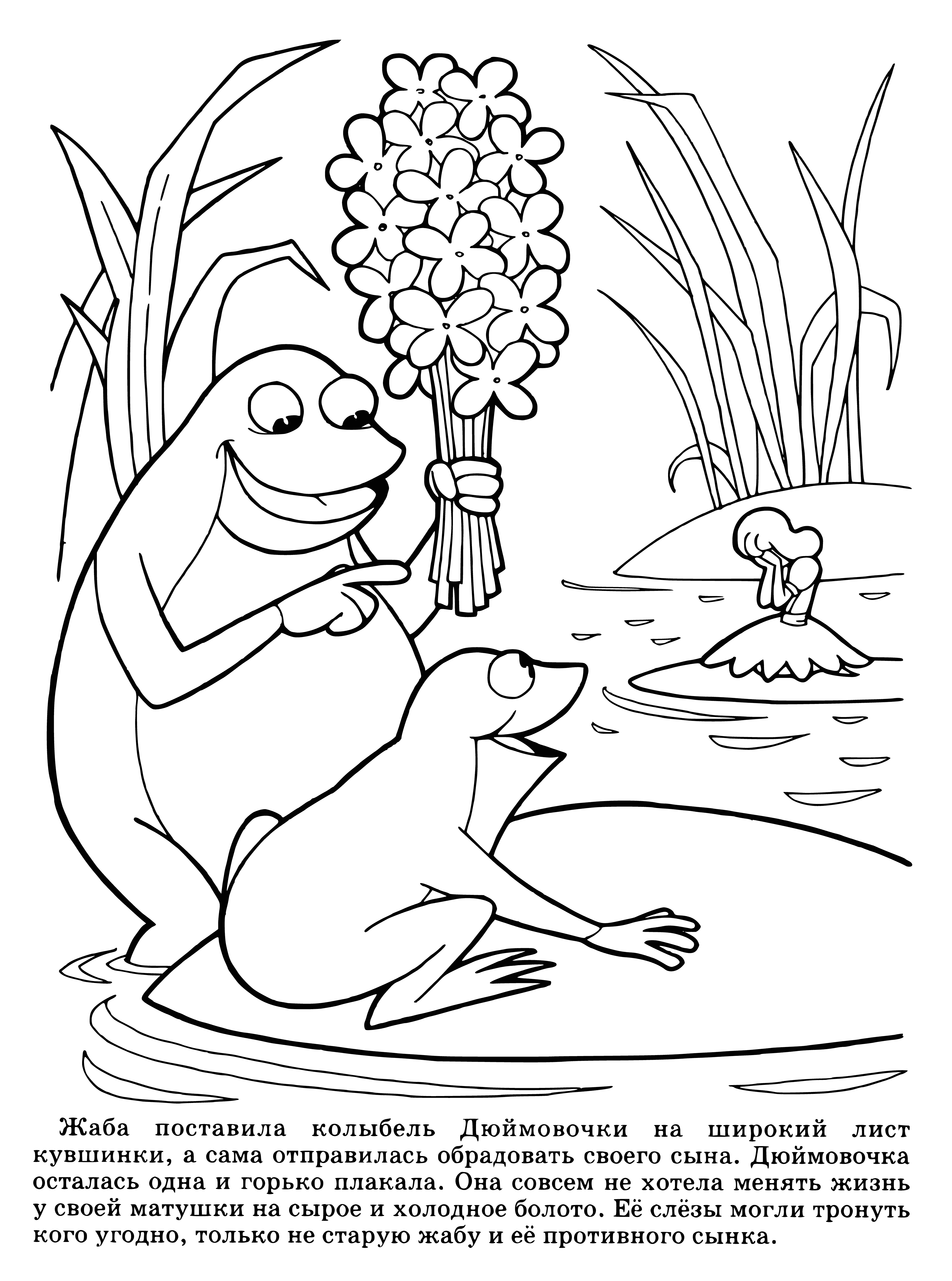 There is your bride coloring page