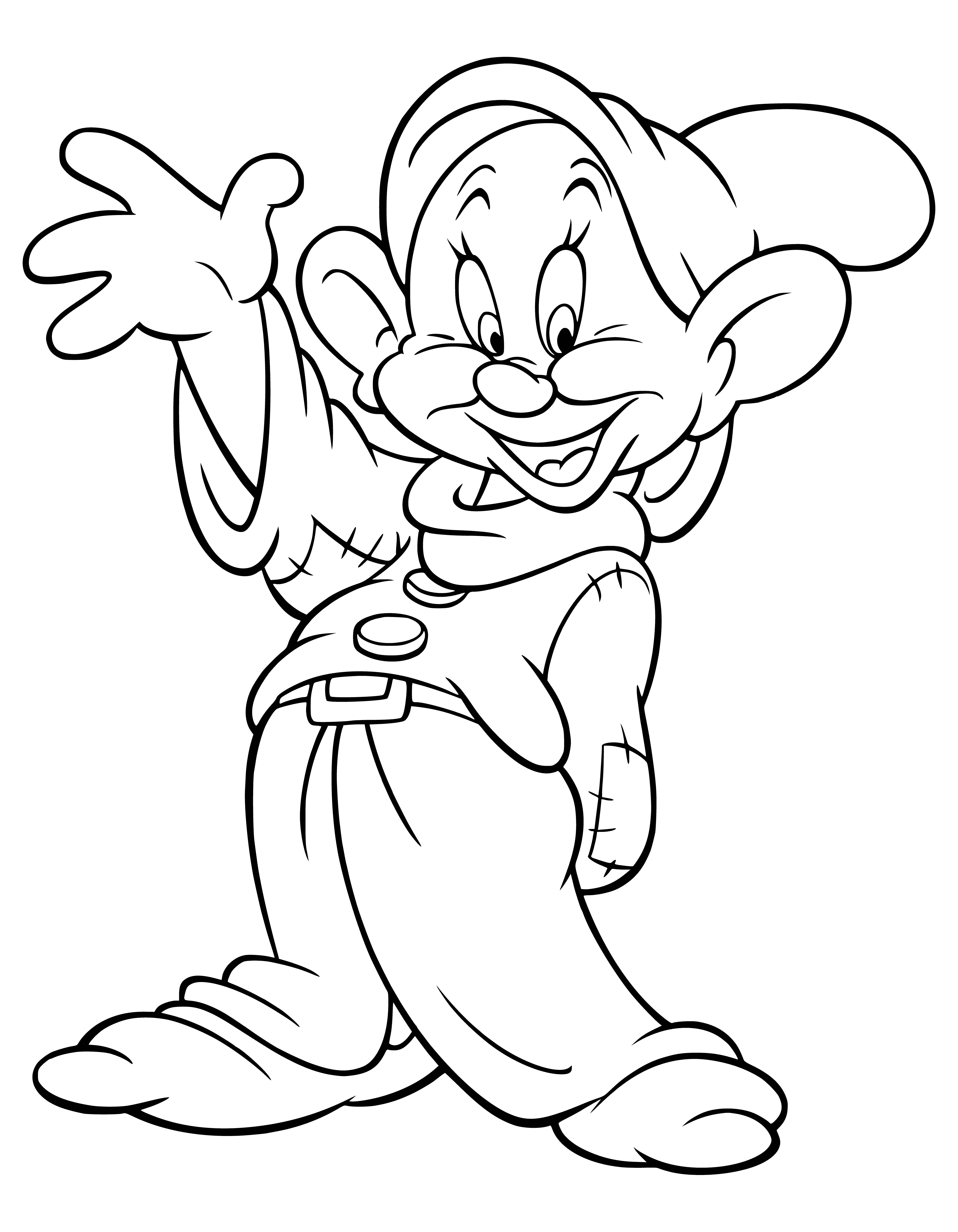 A simpleton coloring page