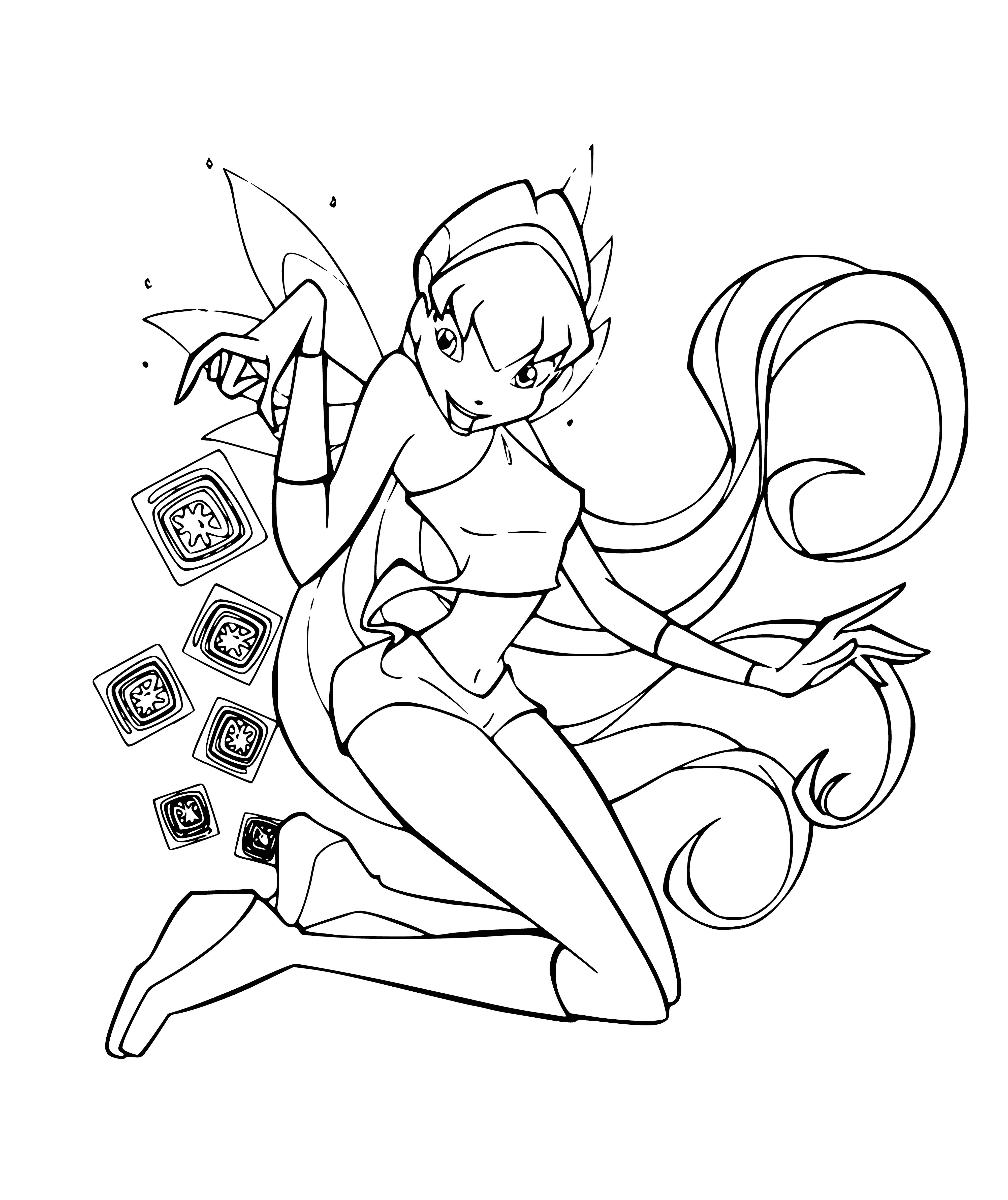 Winx Club Fee mit magischen Karten