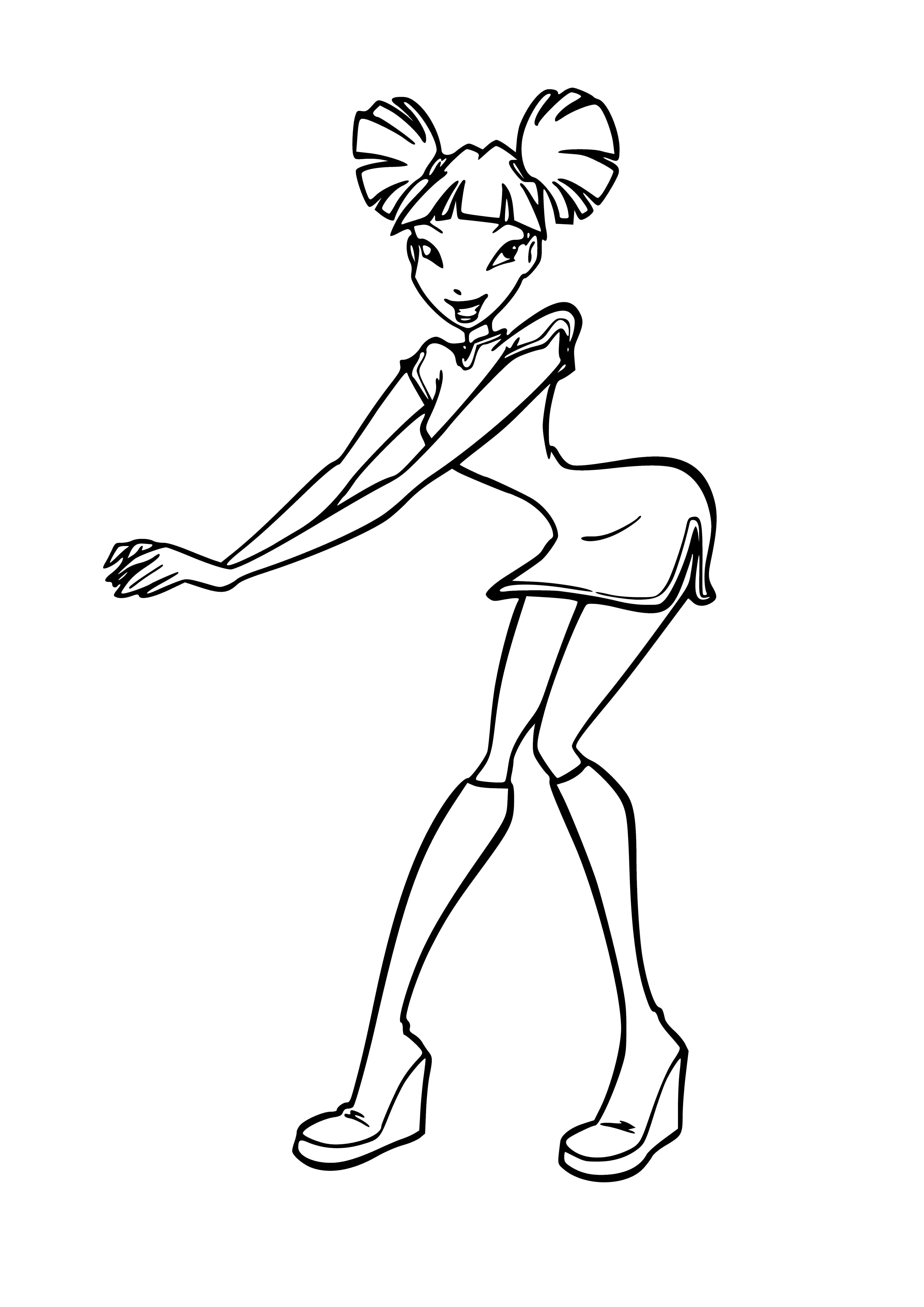 Colore Winx - Ragazza con le unghie