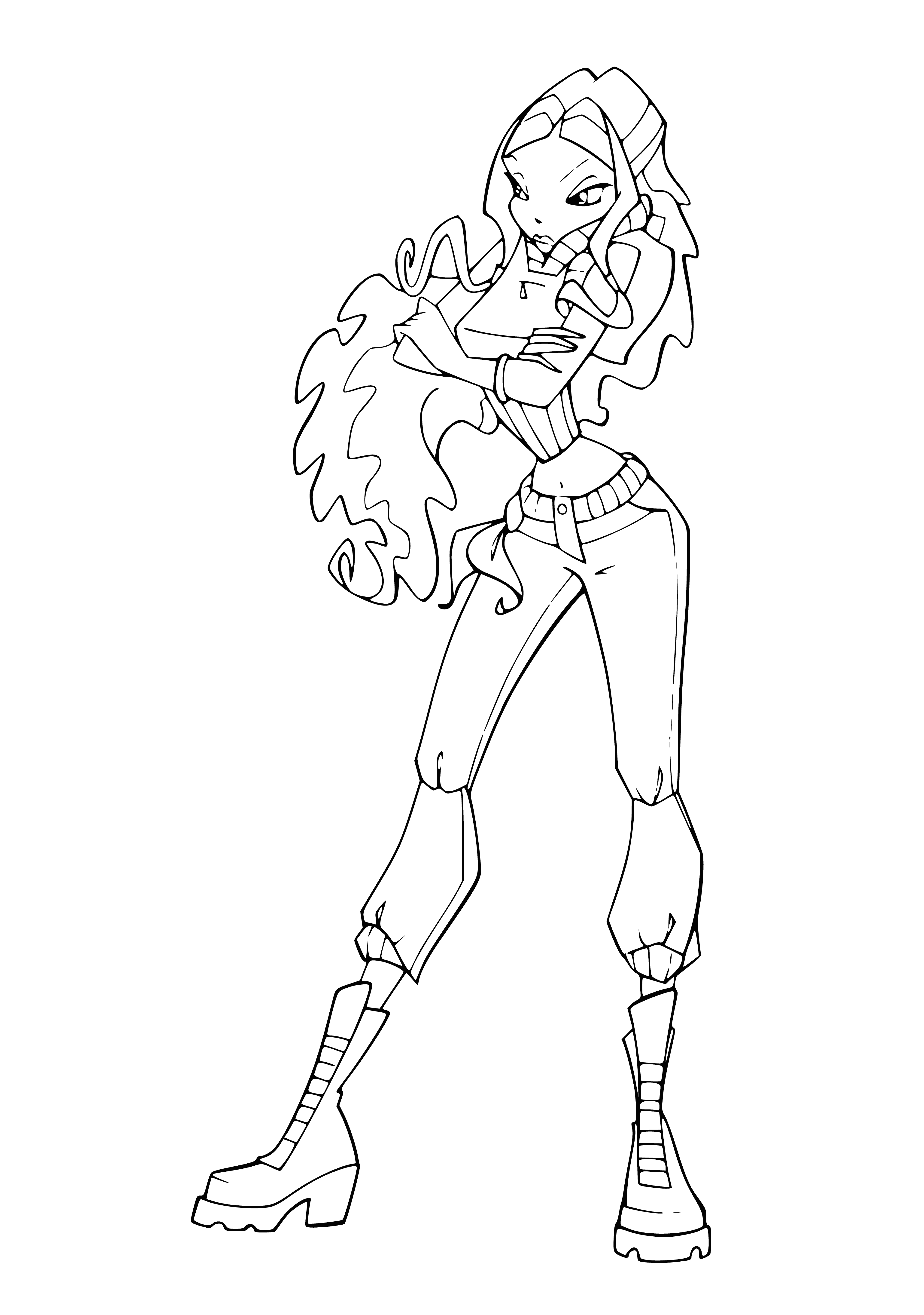 Layla da Winx Club in colorazione