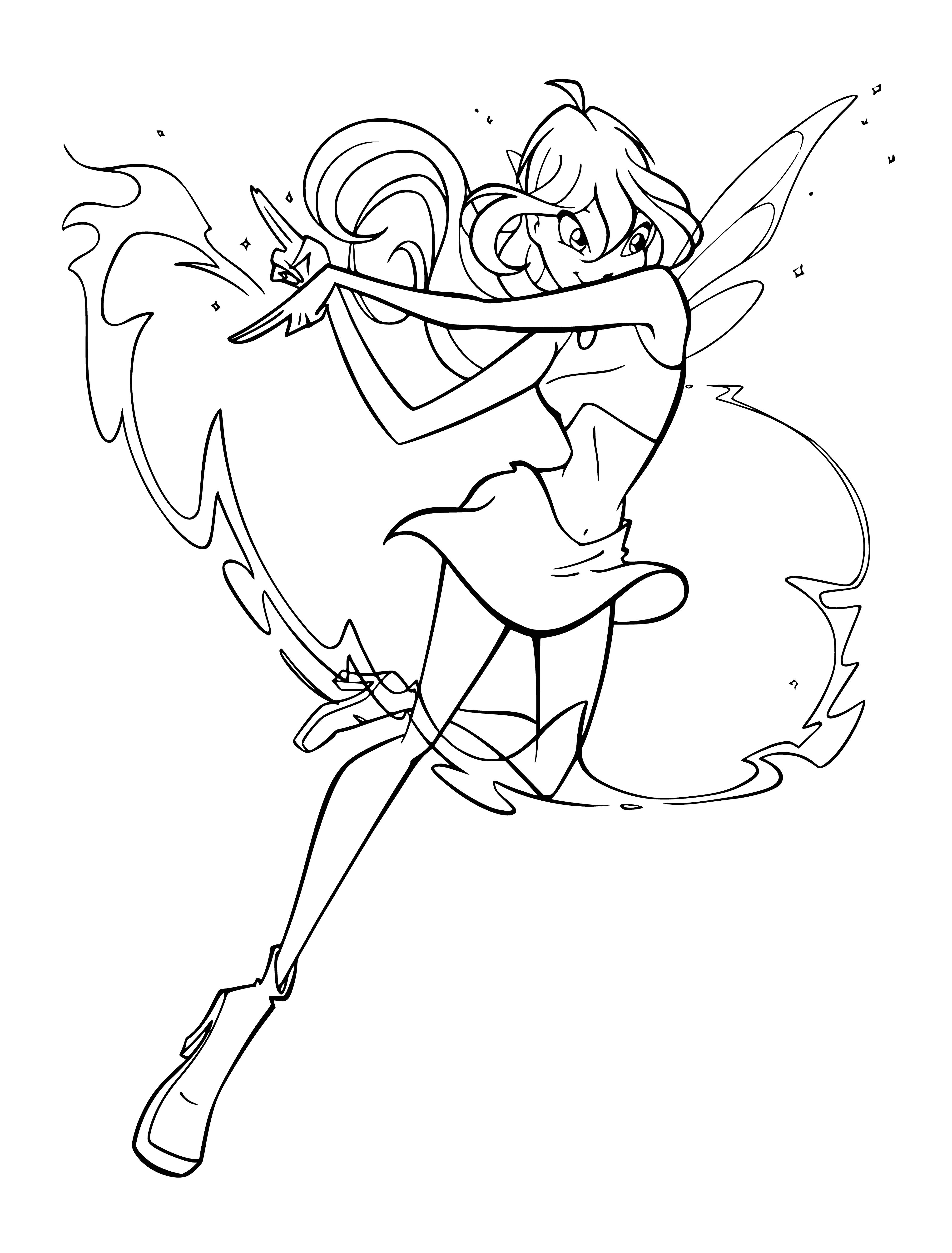 Coloring Winx Club - a fairy tale with magical powers