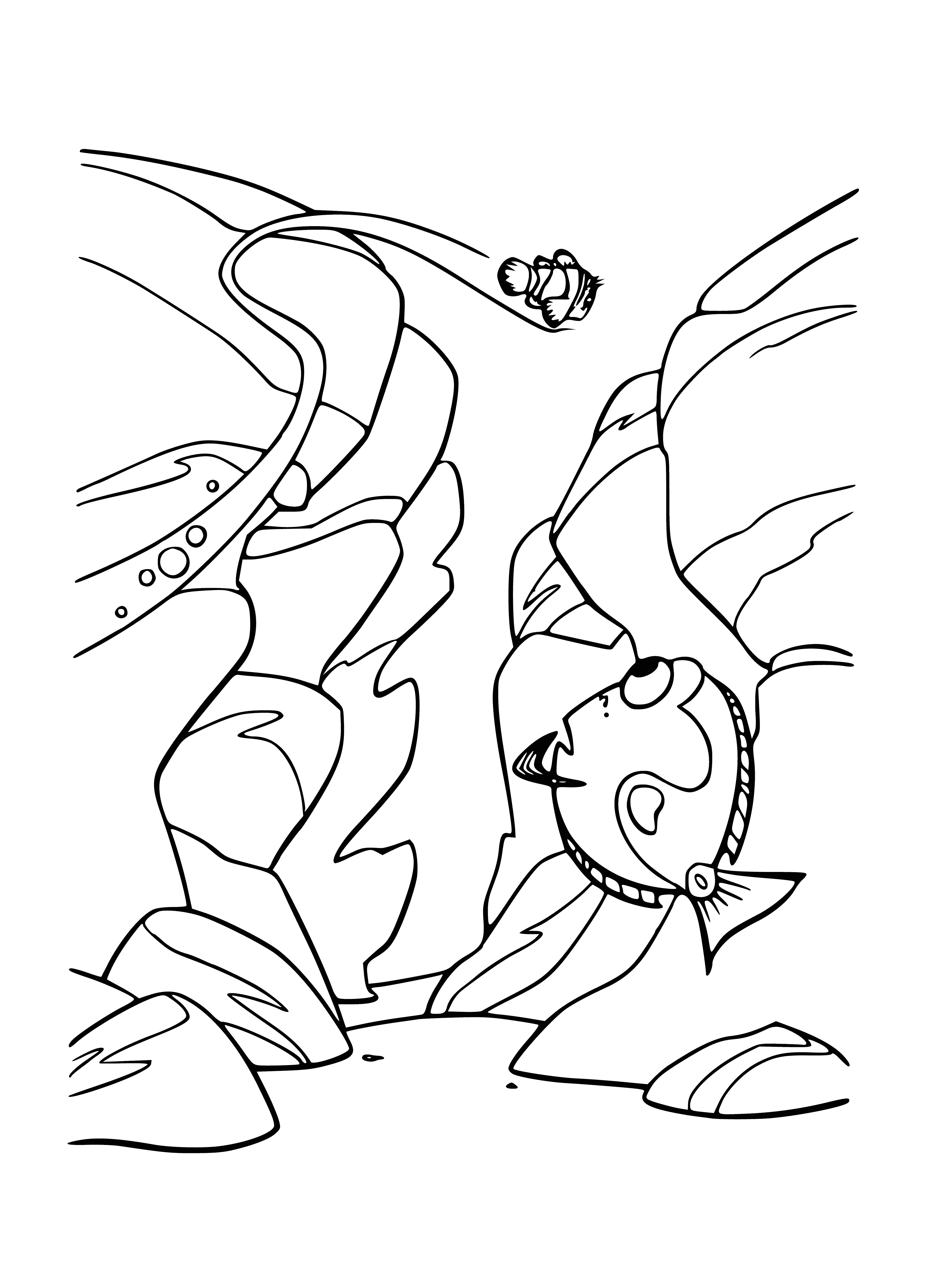Gorge coloring page
