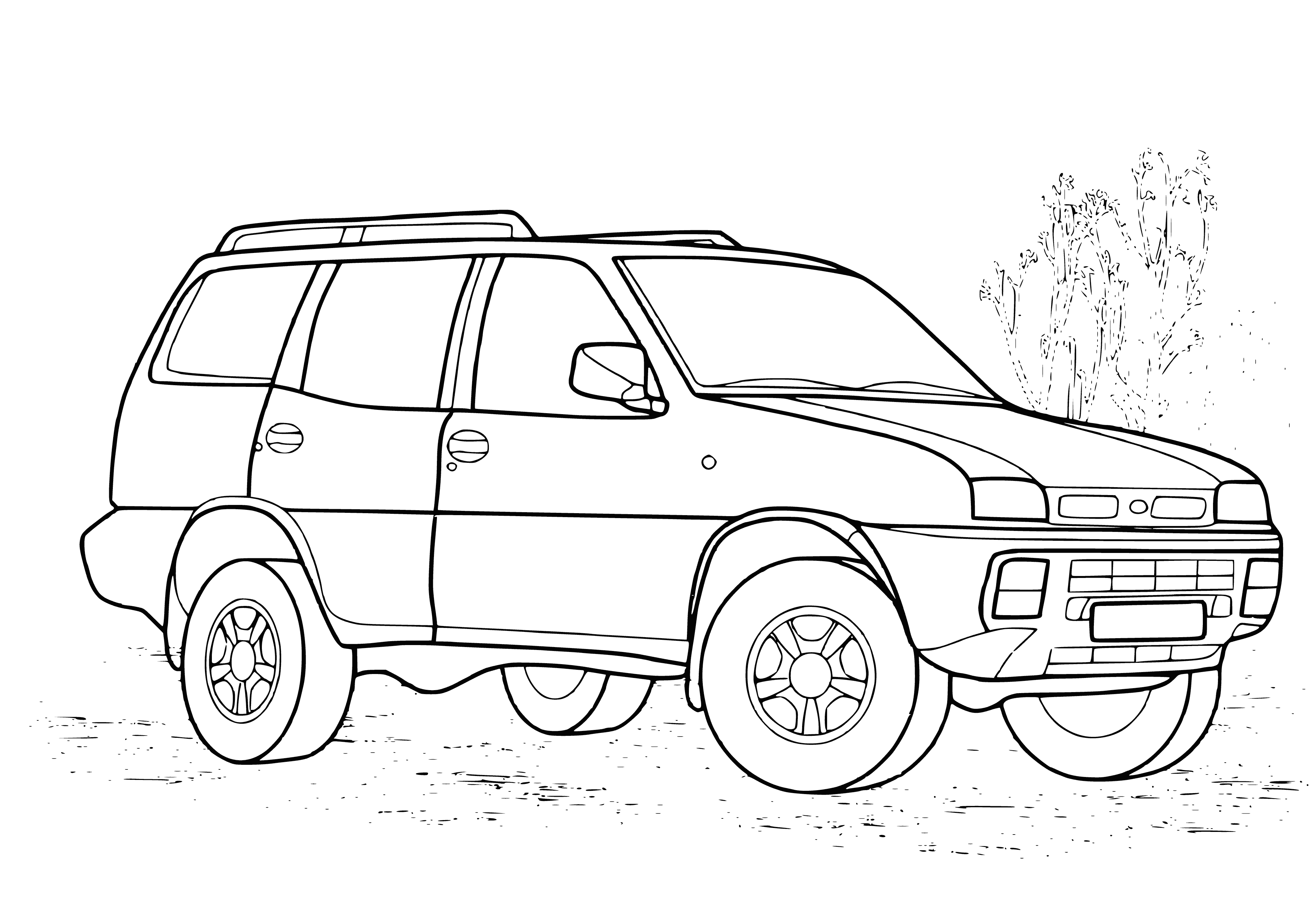 Nissan Terrano coloring page