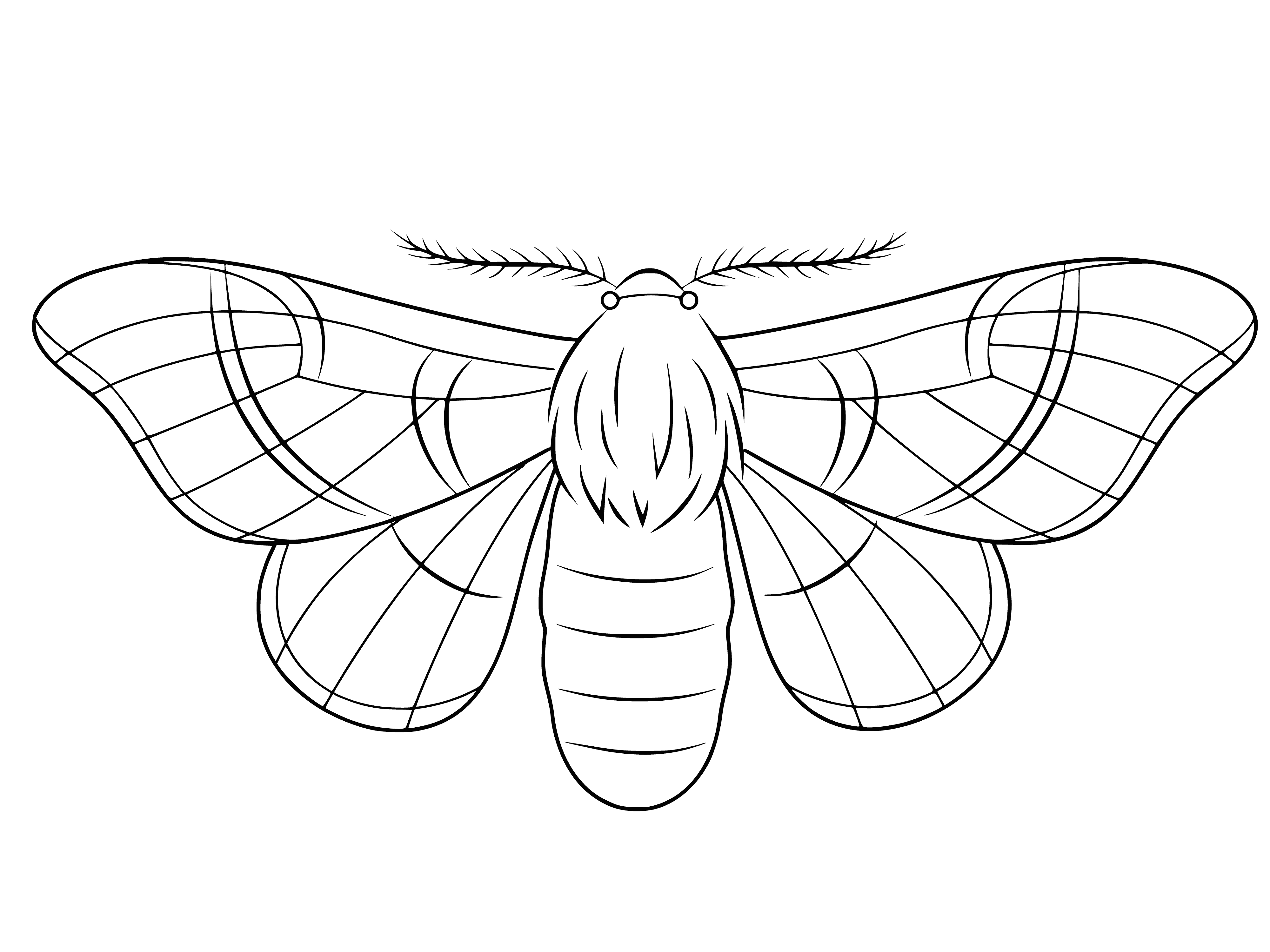 coloring page: Butterfly with wings outstretched surrounded by a blur of greens & blues, surrounded by many smaller, differently-colored butterflies. #Coloring #Butterflies