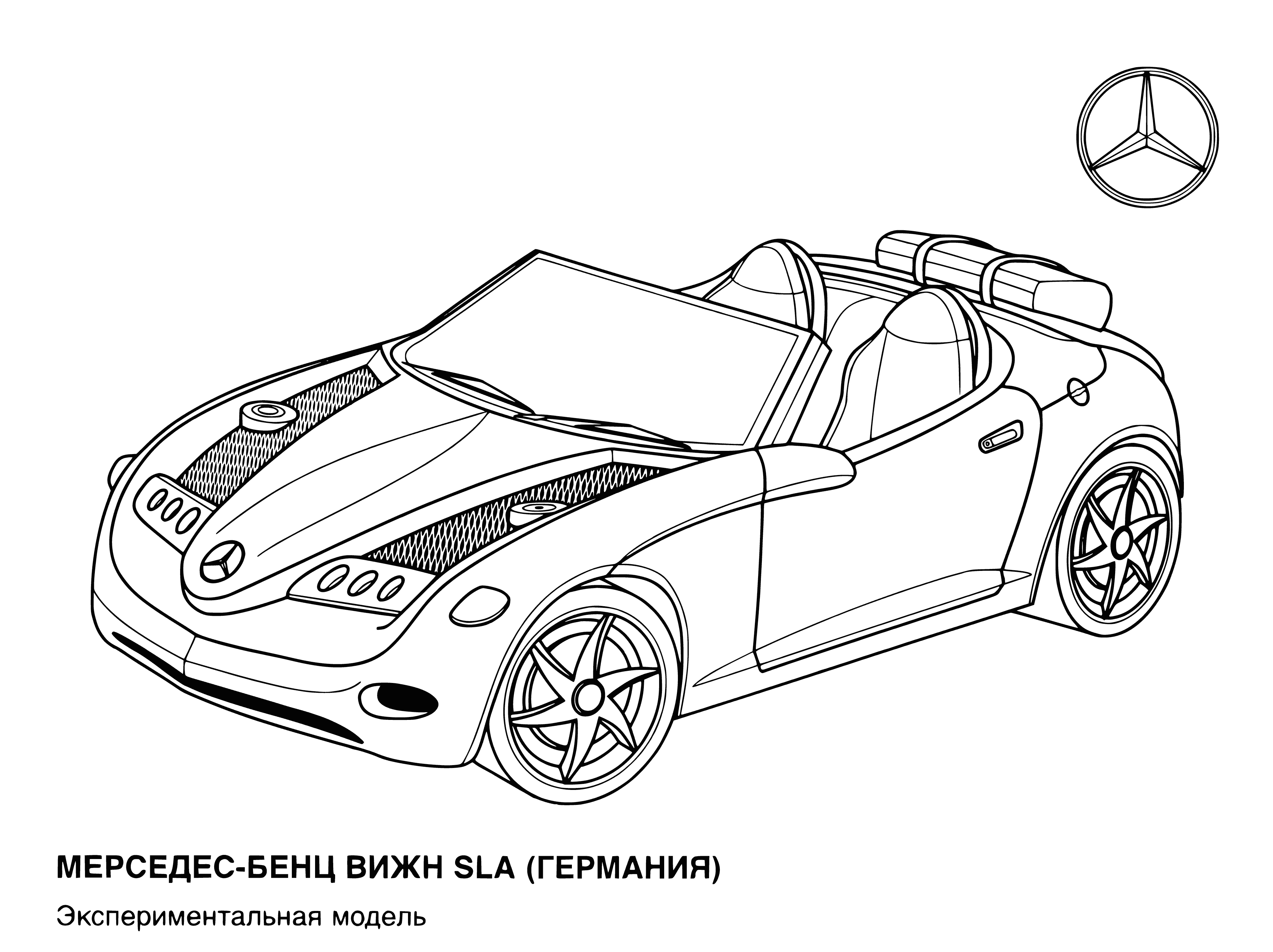 Mercedes-Benz (Germany) coloring page