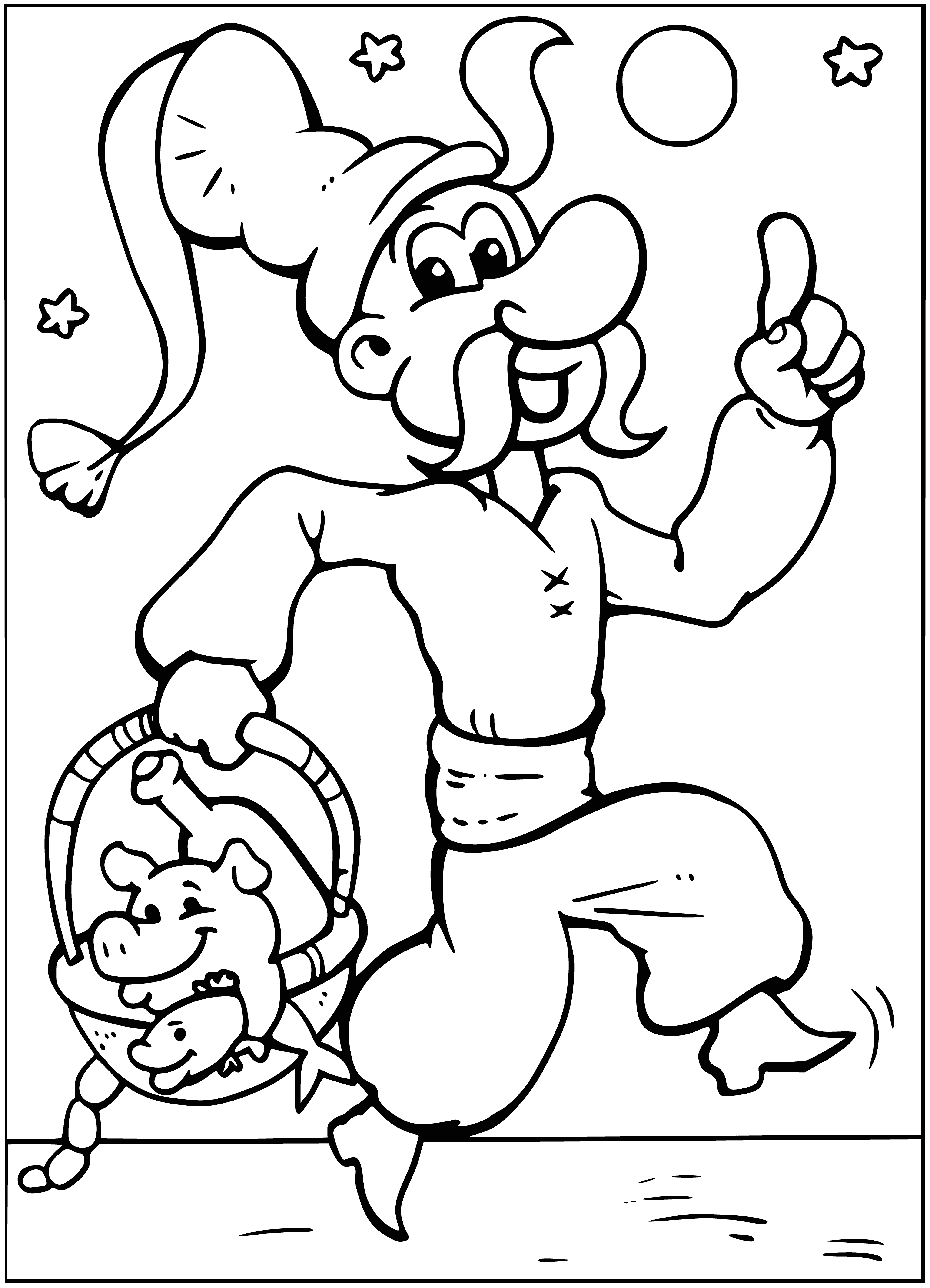 coloring page: Cossacks of southern Russia are renowned for their horsemanship and military prowess.