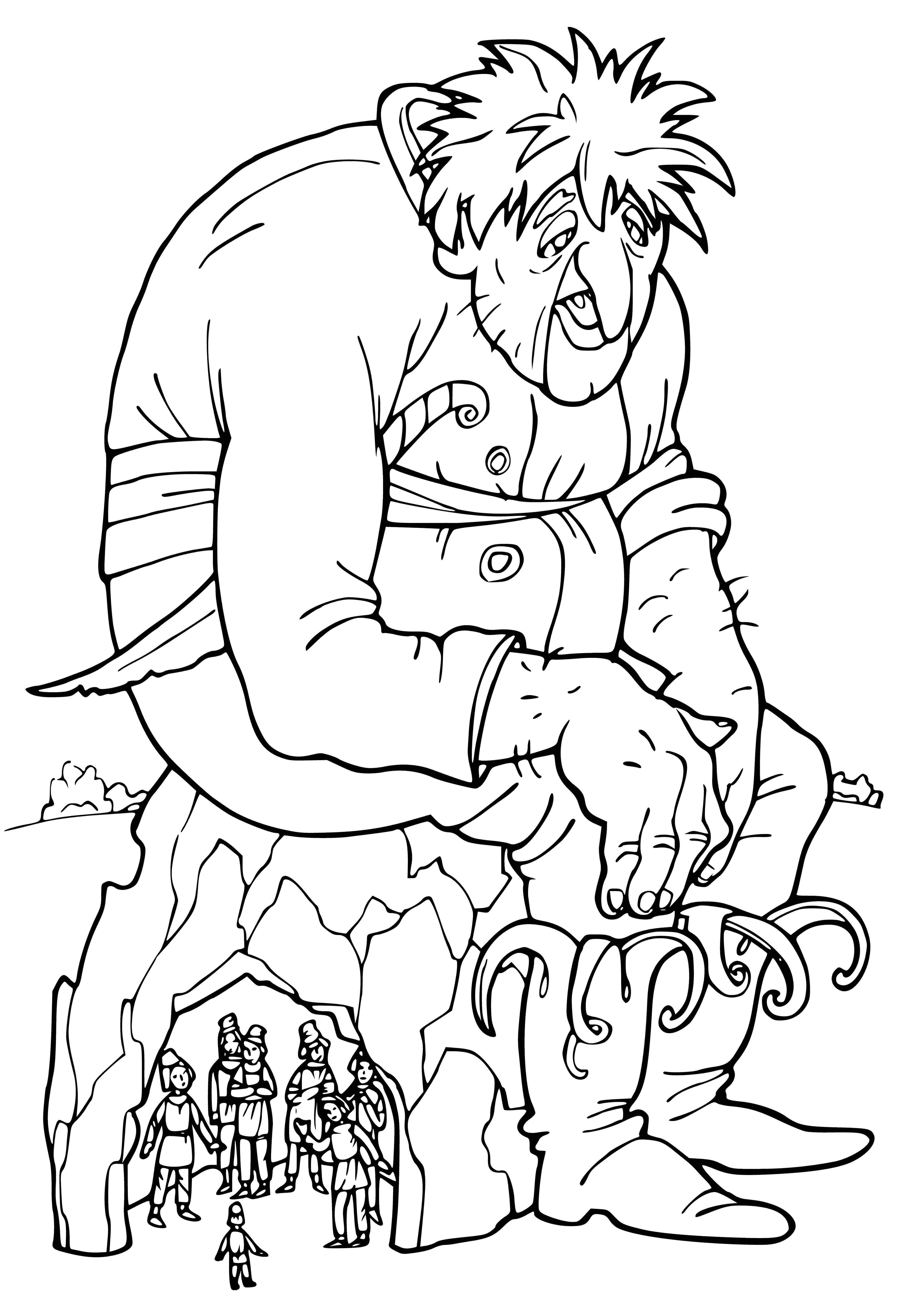 Tom Thumb coloring page