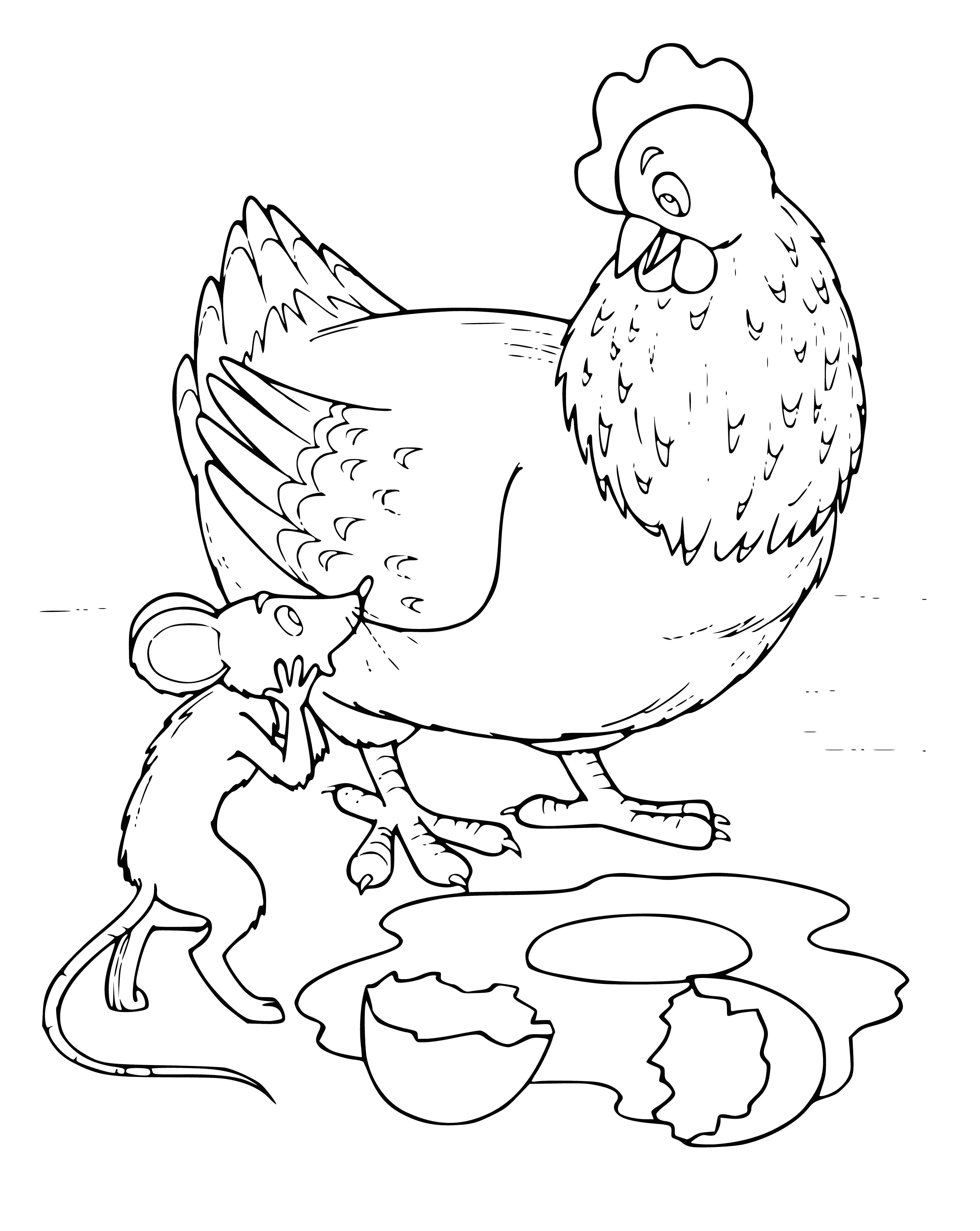 The testicle broke coloring page