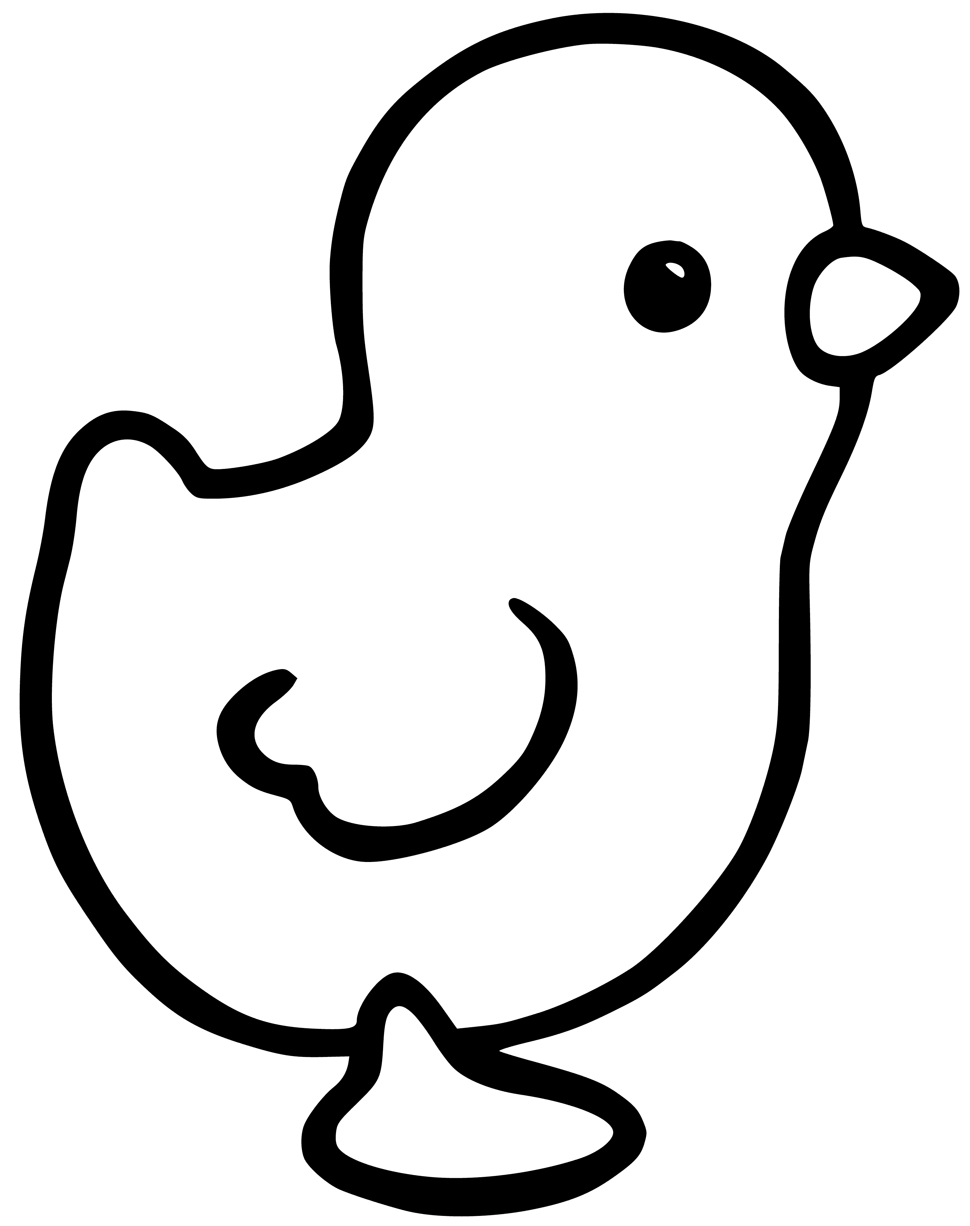 coloring page: A bright yellow chick with small orange beak & black eyes, feet & leaves around it. #chick #yellow #black #green
