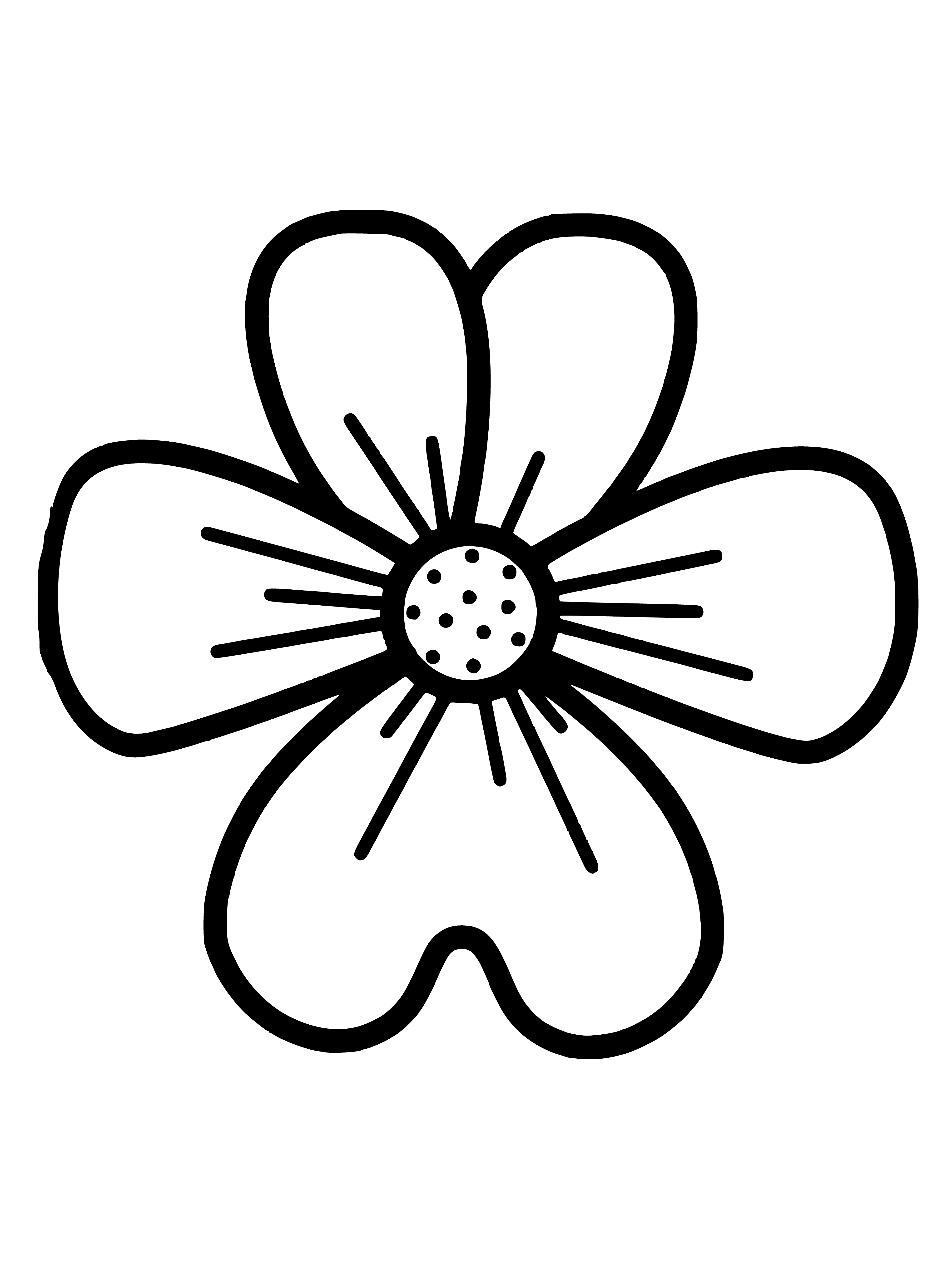 Blom inkleurbladsy