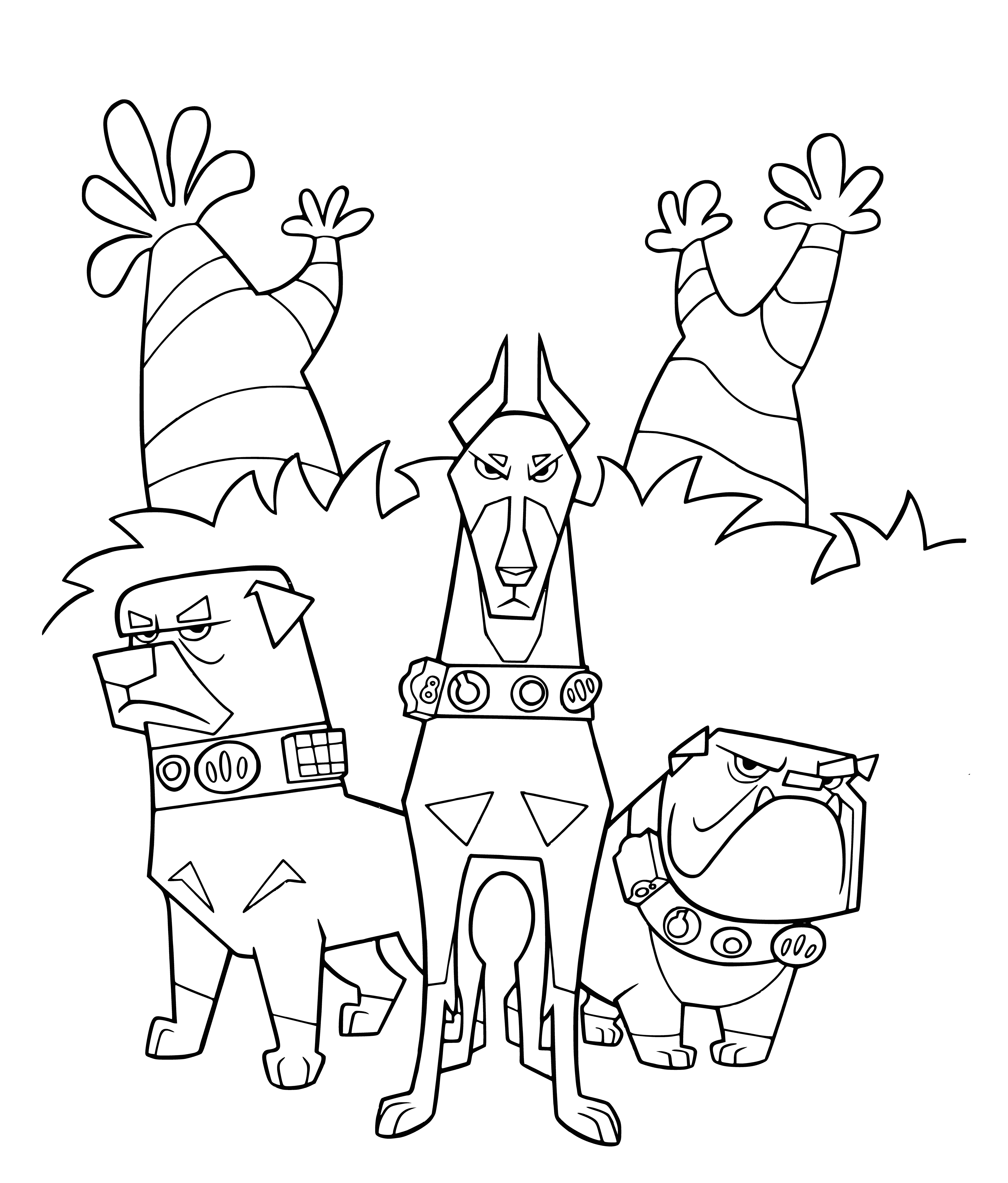 Security coloring page