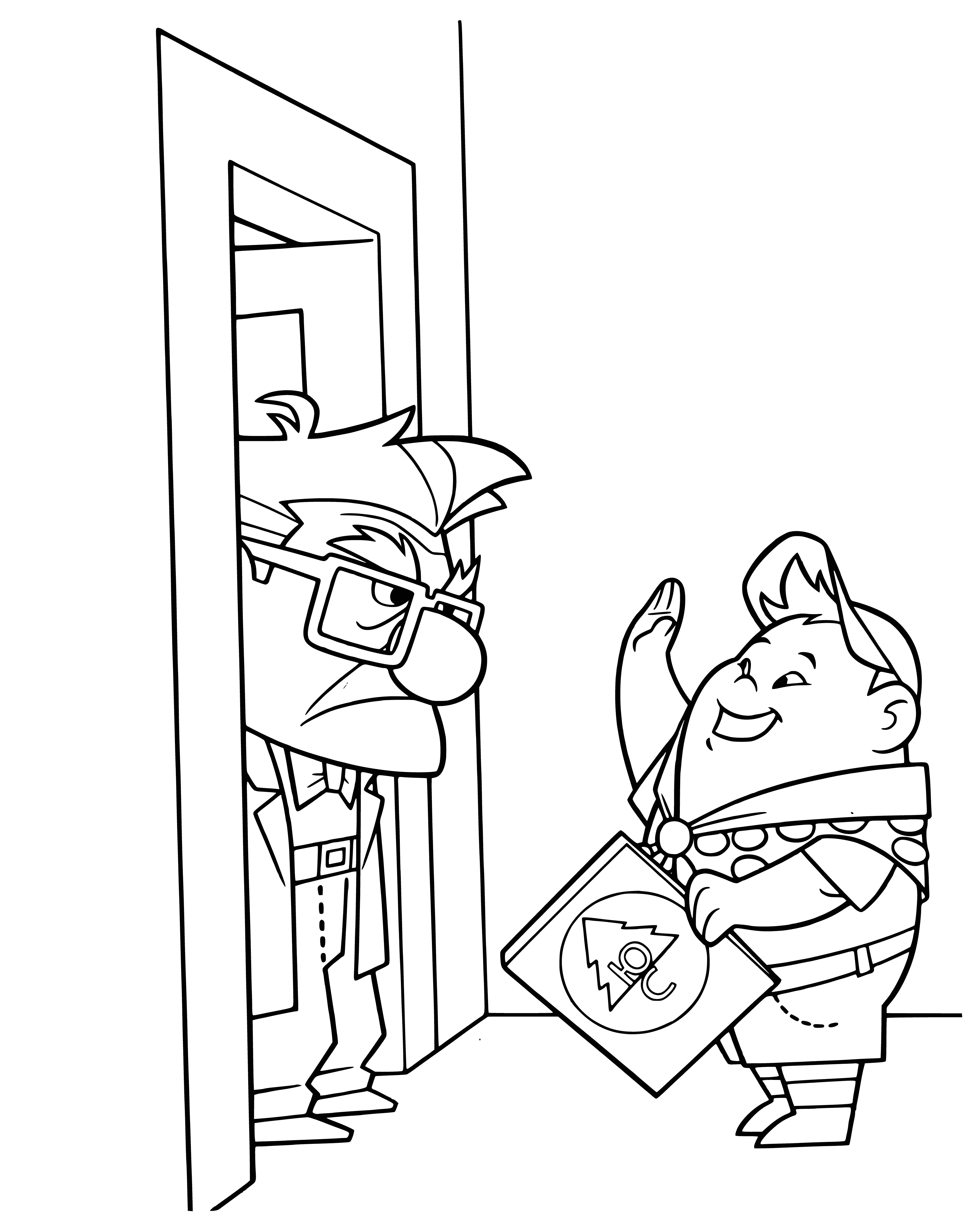 This is Russell coloring page