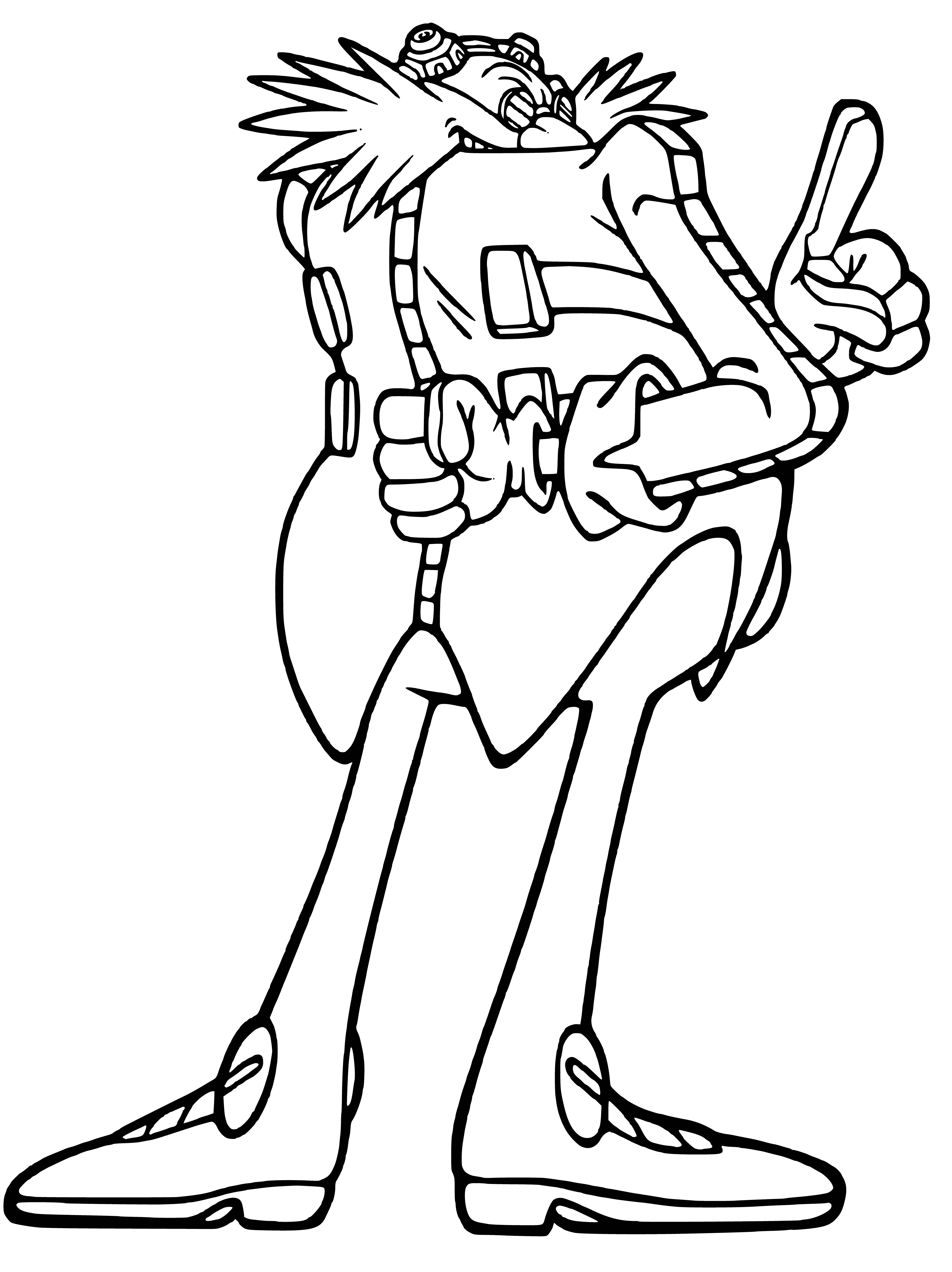Dr. Eggman coloring page