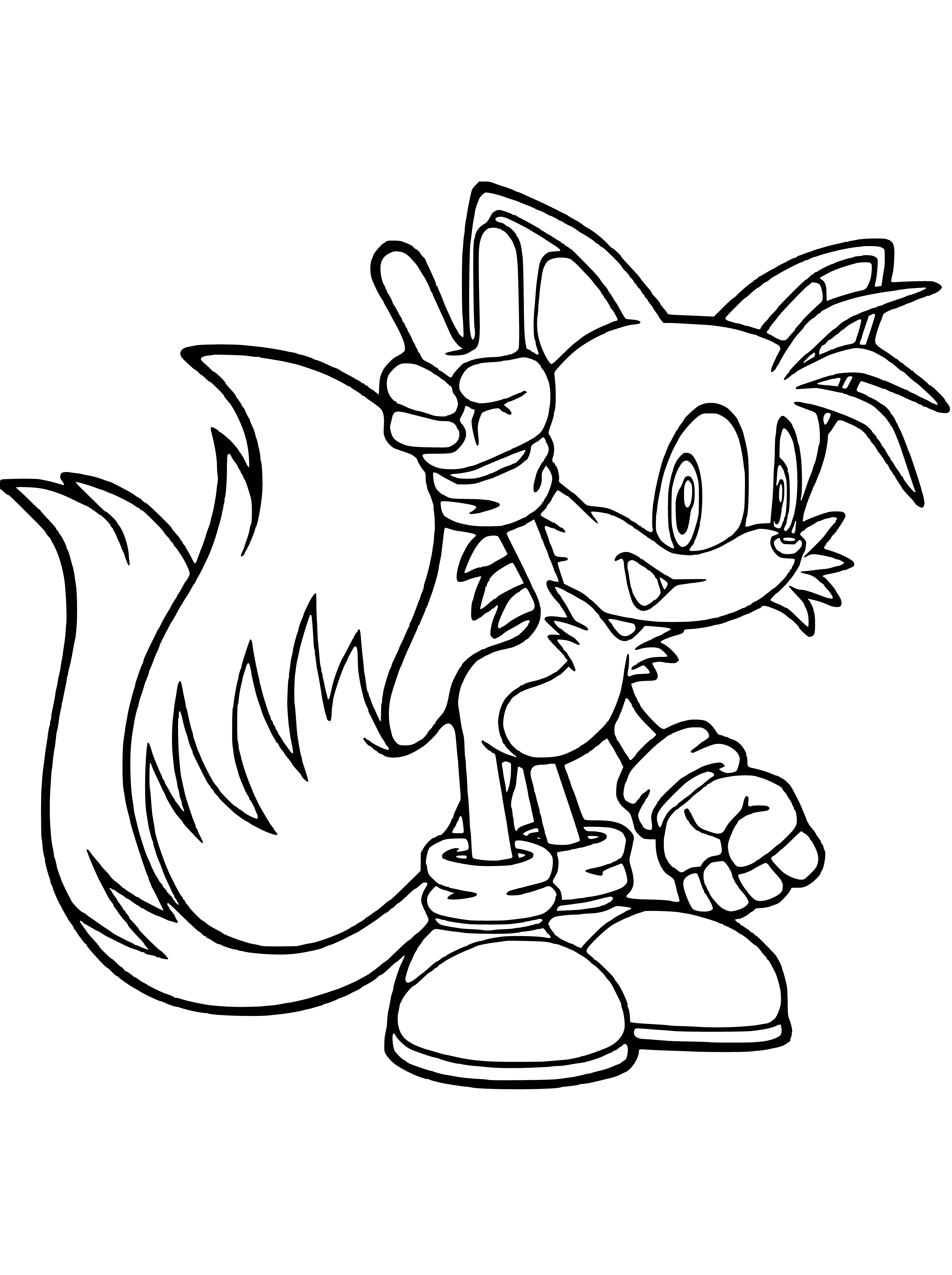 Miles coloring page