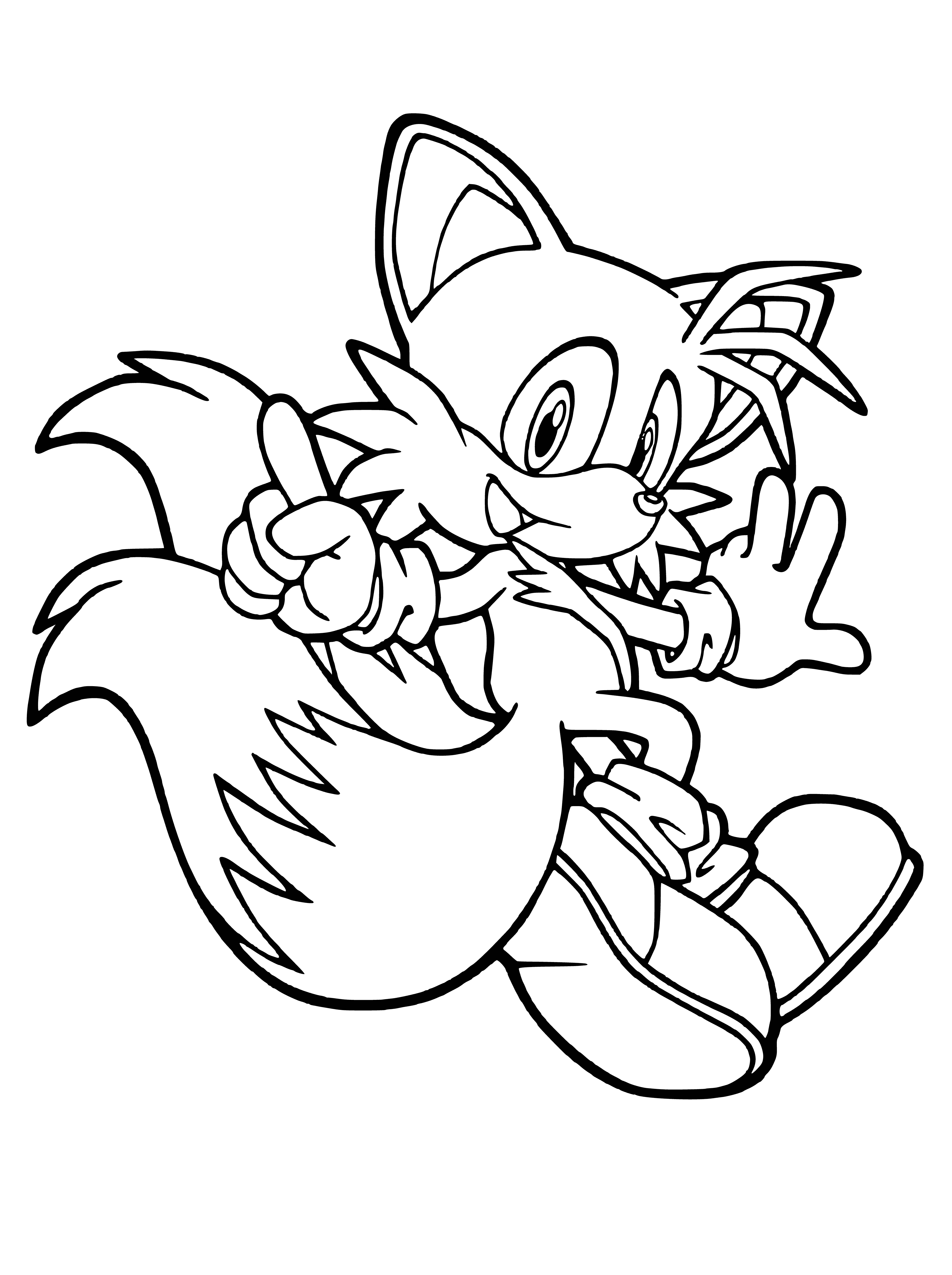 Miles coloring page