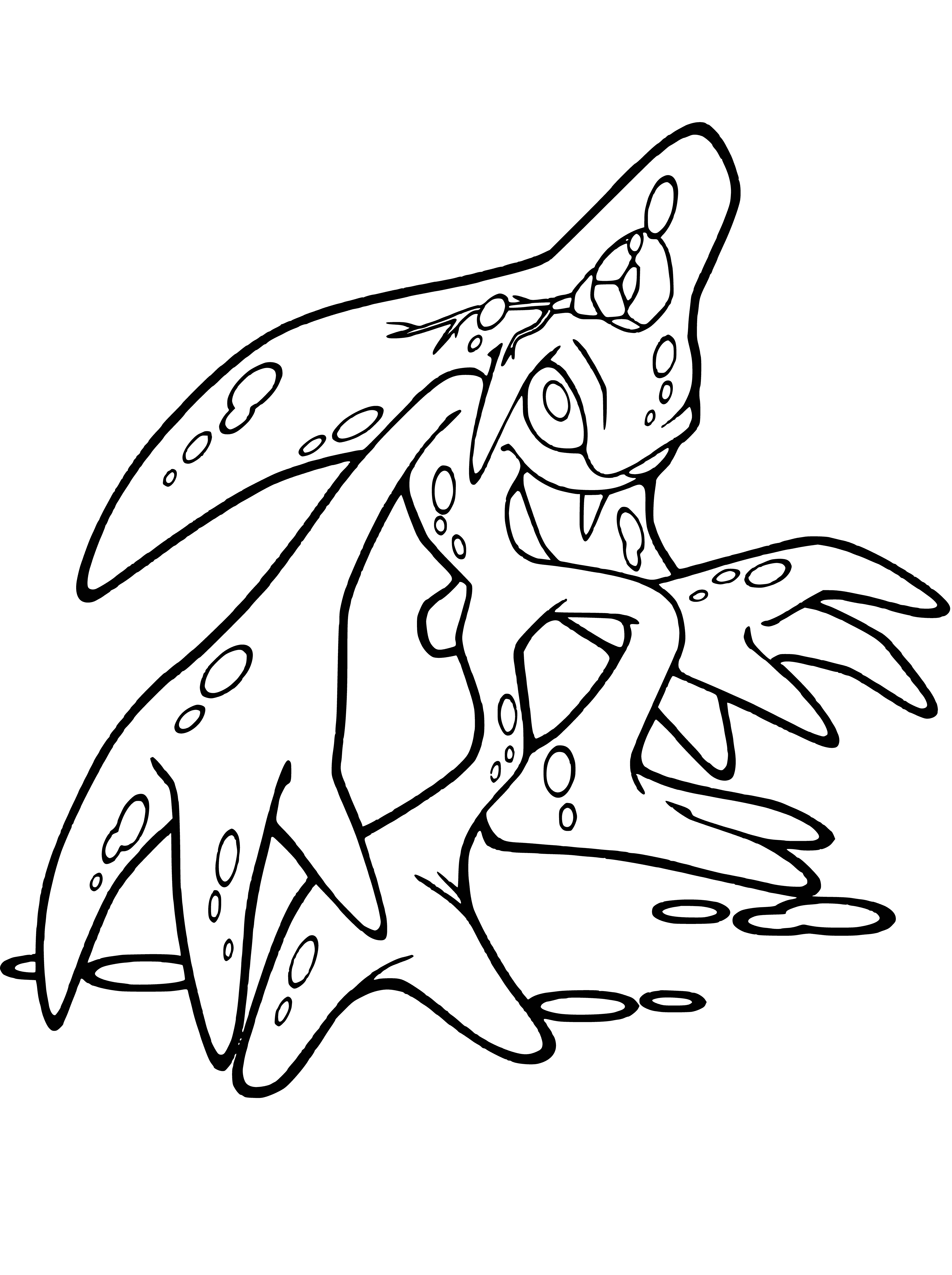 Chaos coloring page