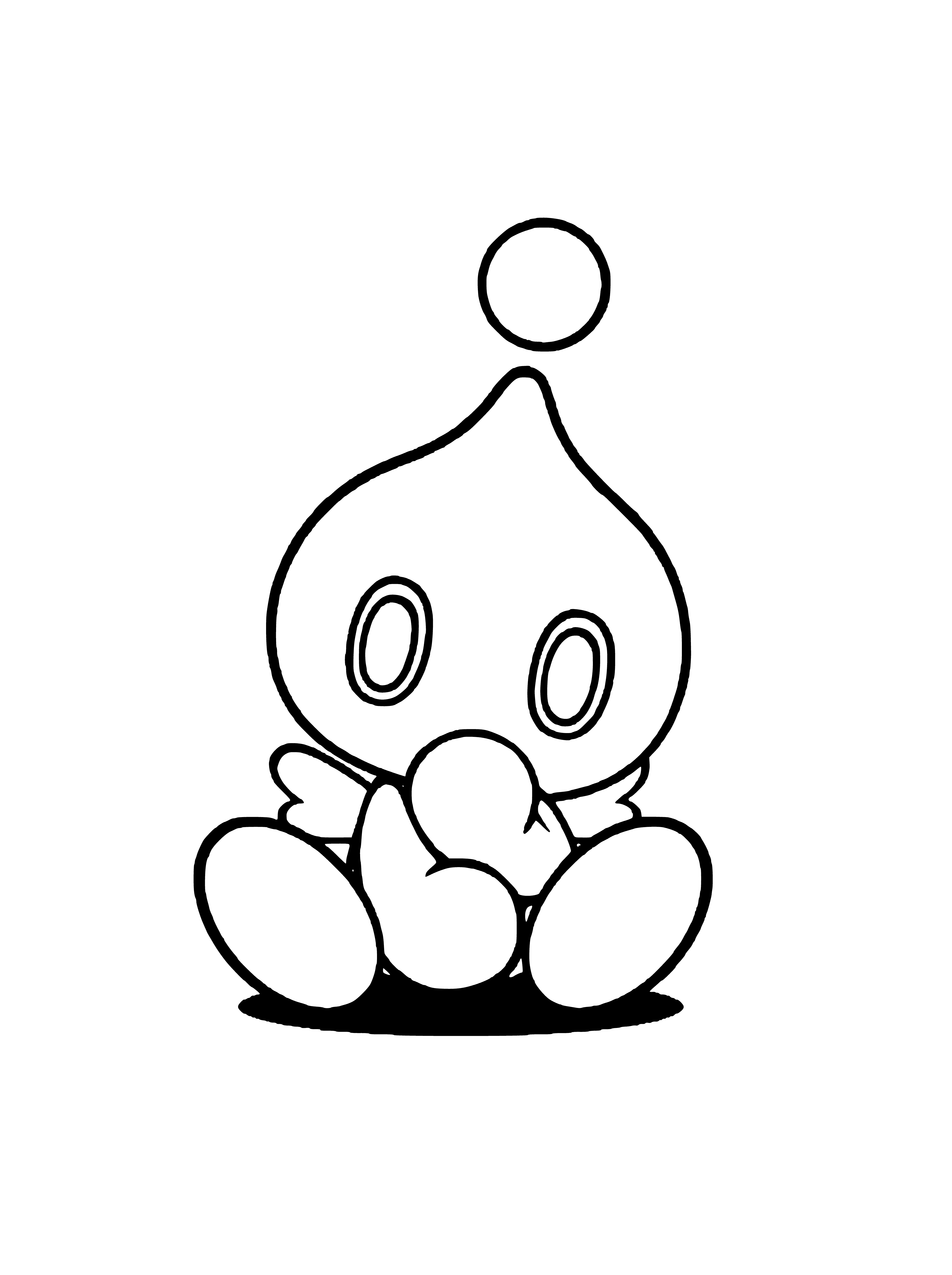 Chao Chiz coloring page