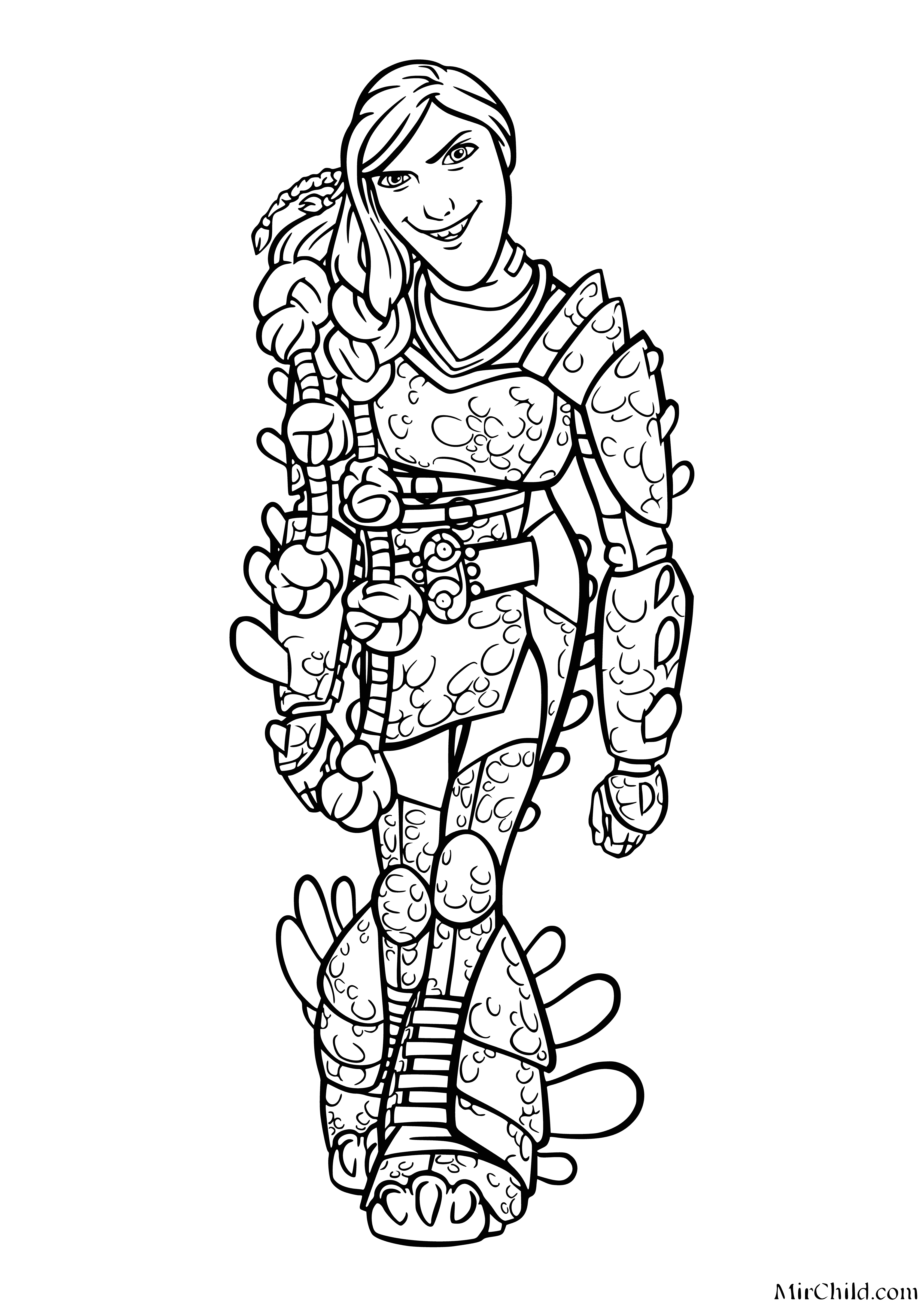 The killer coloring page