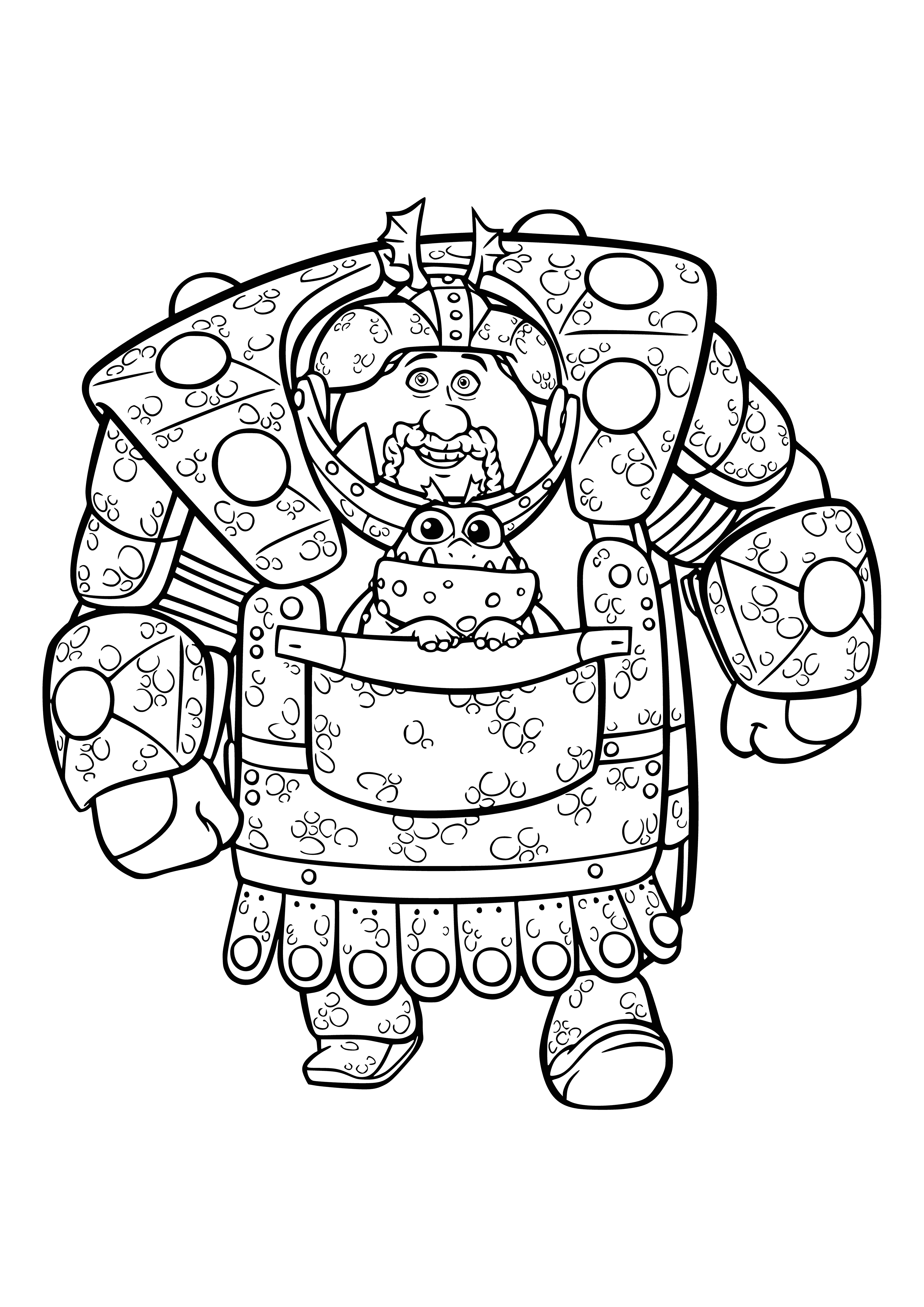 Fishlegs coloring page