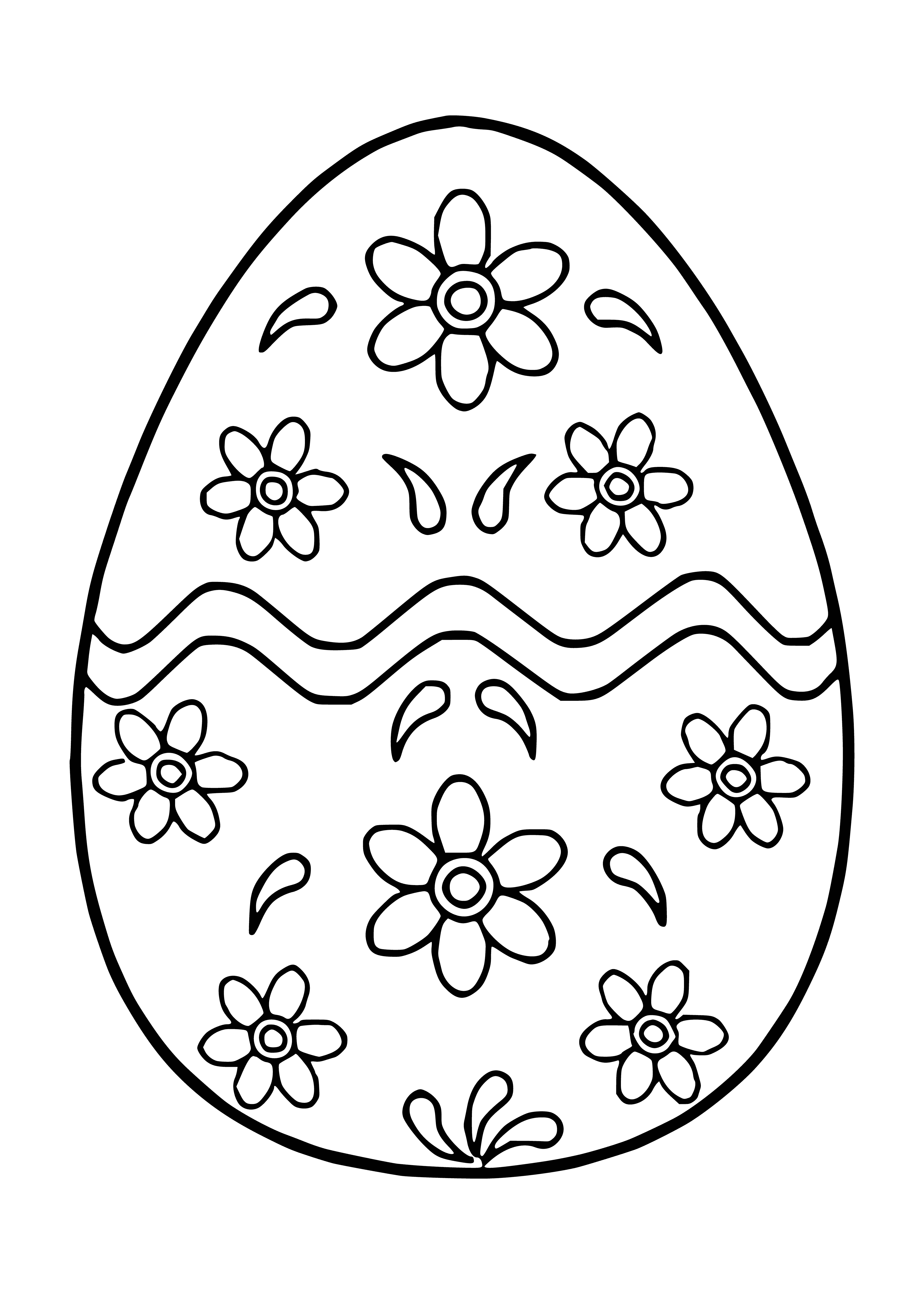 coloring page: #EasterEgg #ColoringPage