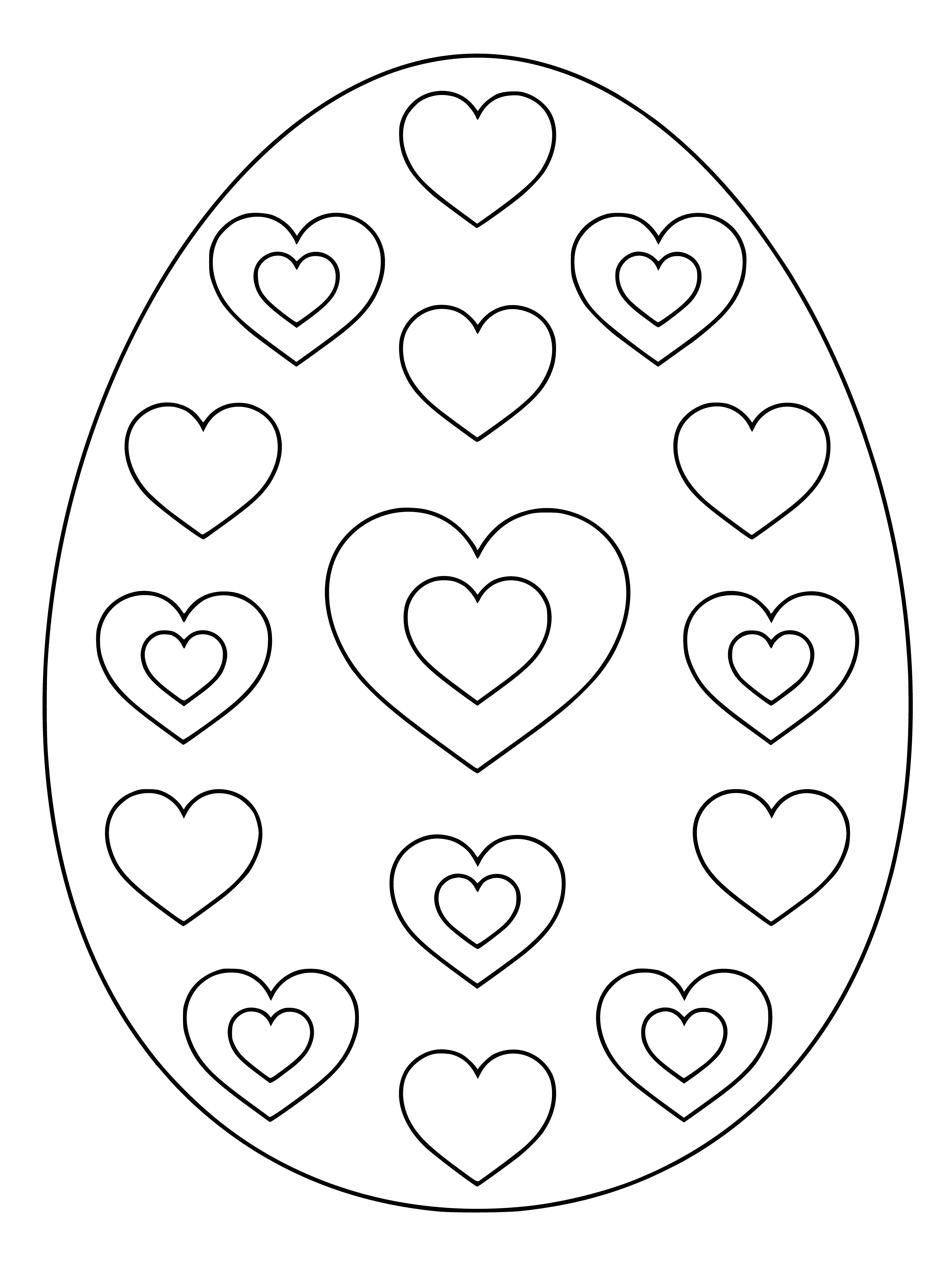 coloring page: #EasterEggColoring
