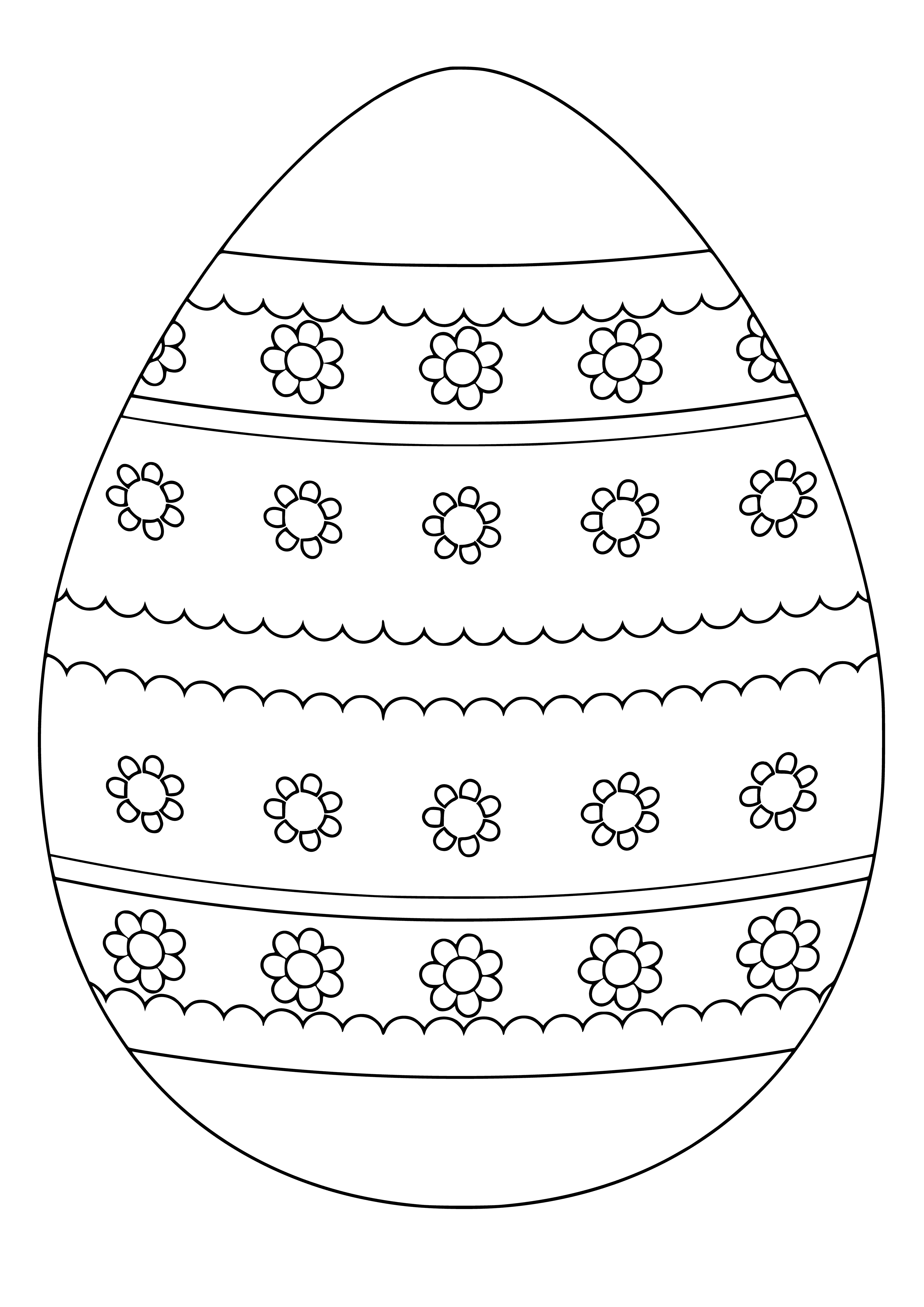 coloring page: Gift colorful Easter eggs: a traditional holiday symbol of renewal and hope.