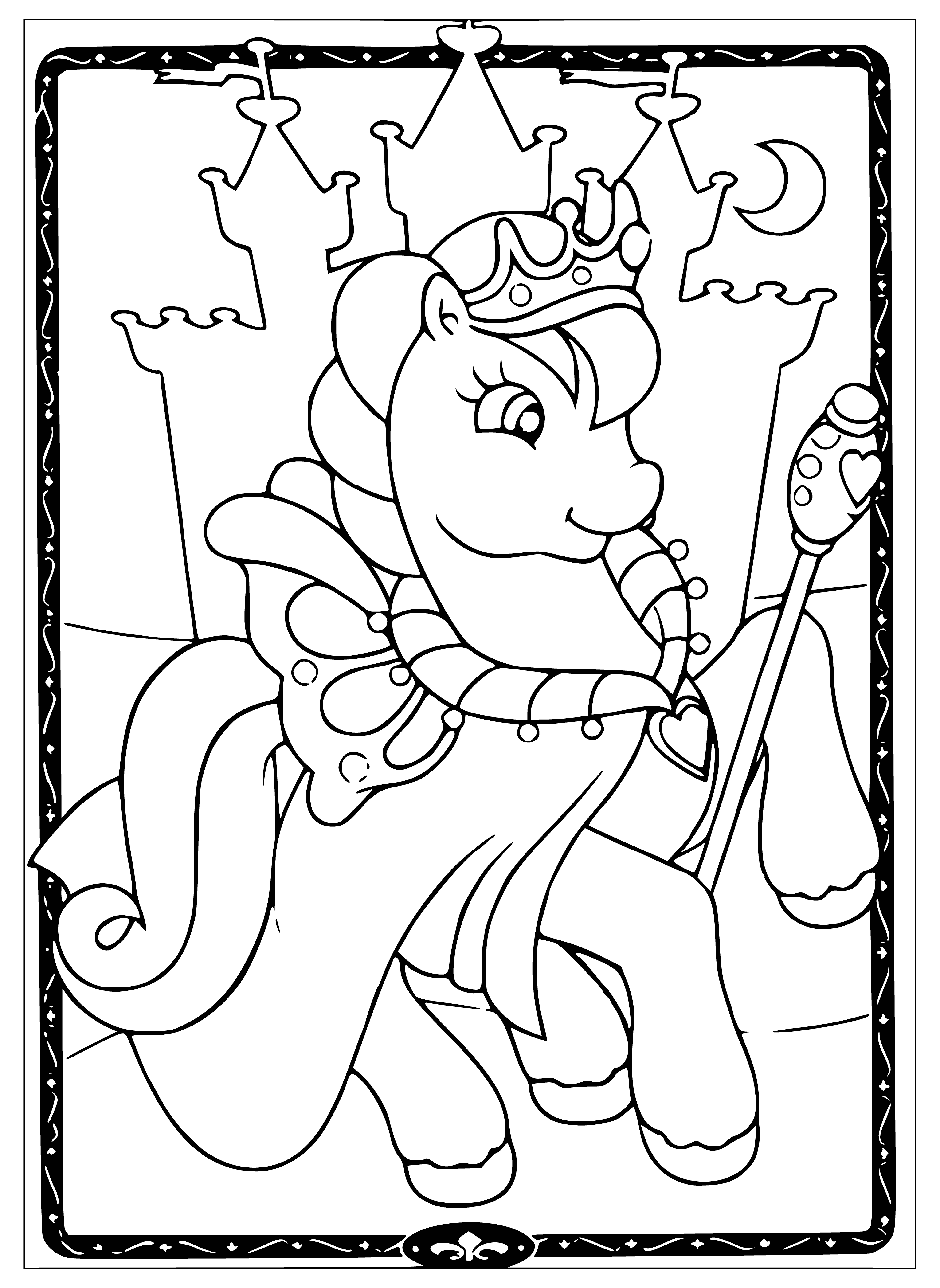 My Little Pony in Dressed Royal Clothes