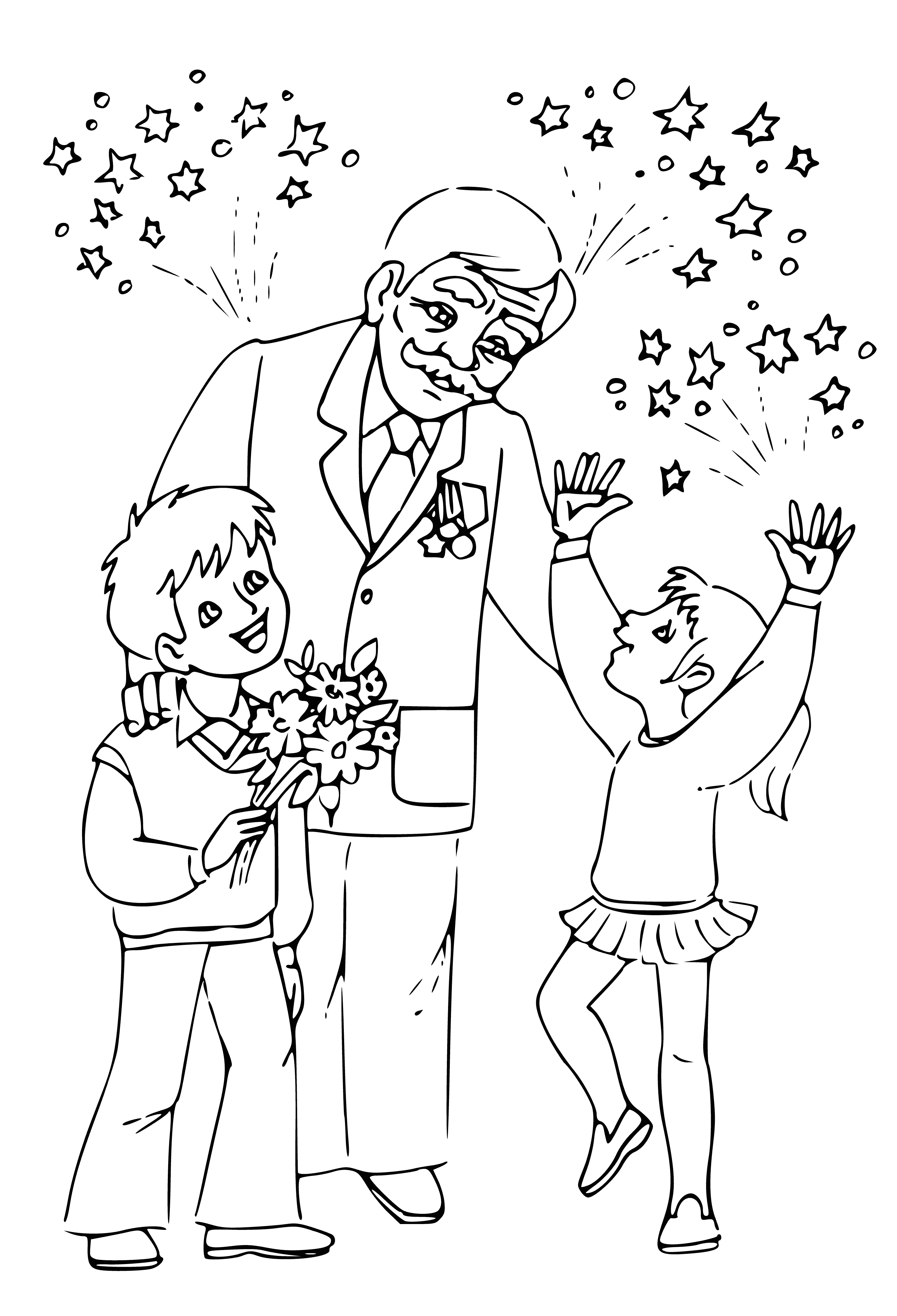 Celebration May 9 coloring page