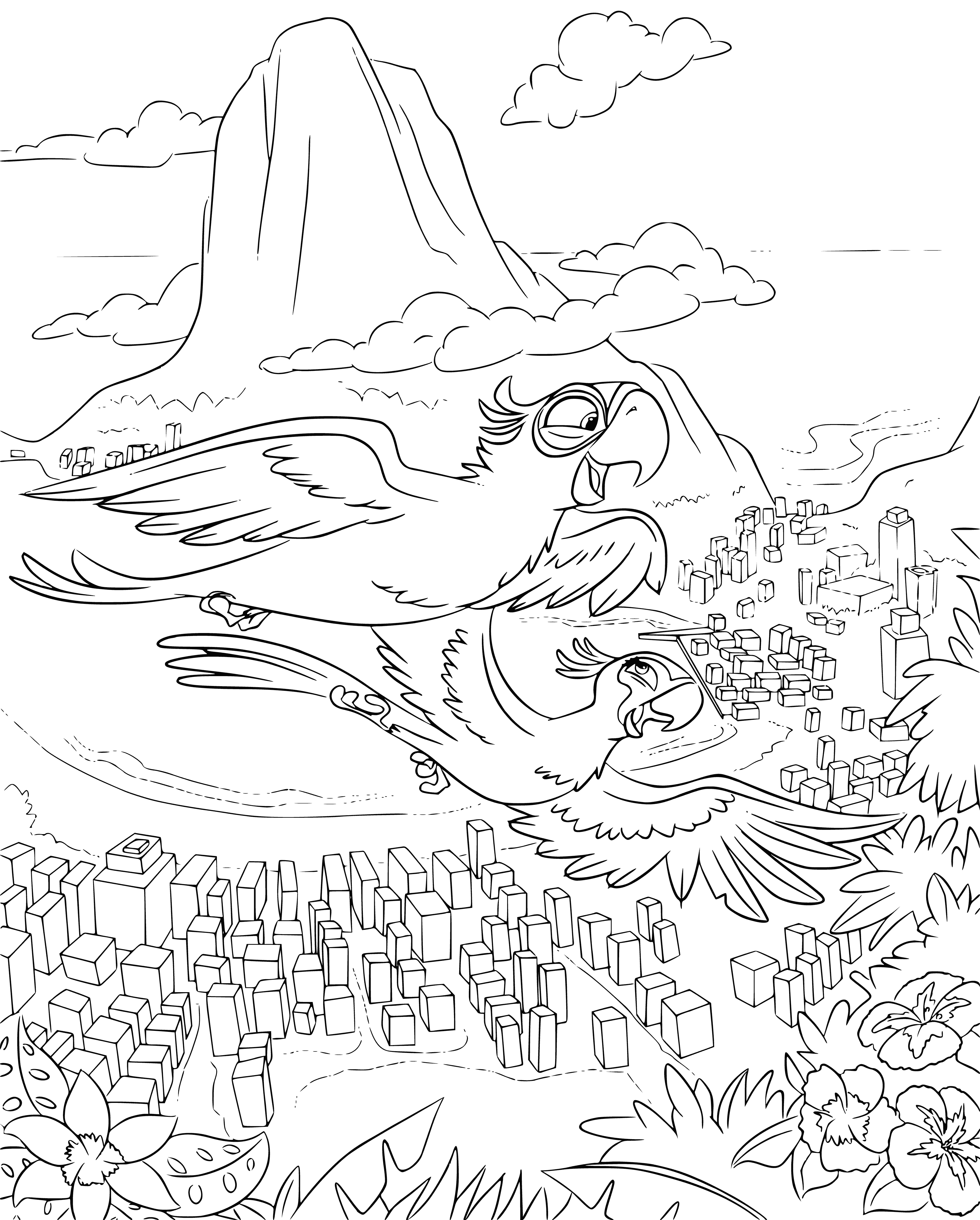 Together coloring page