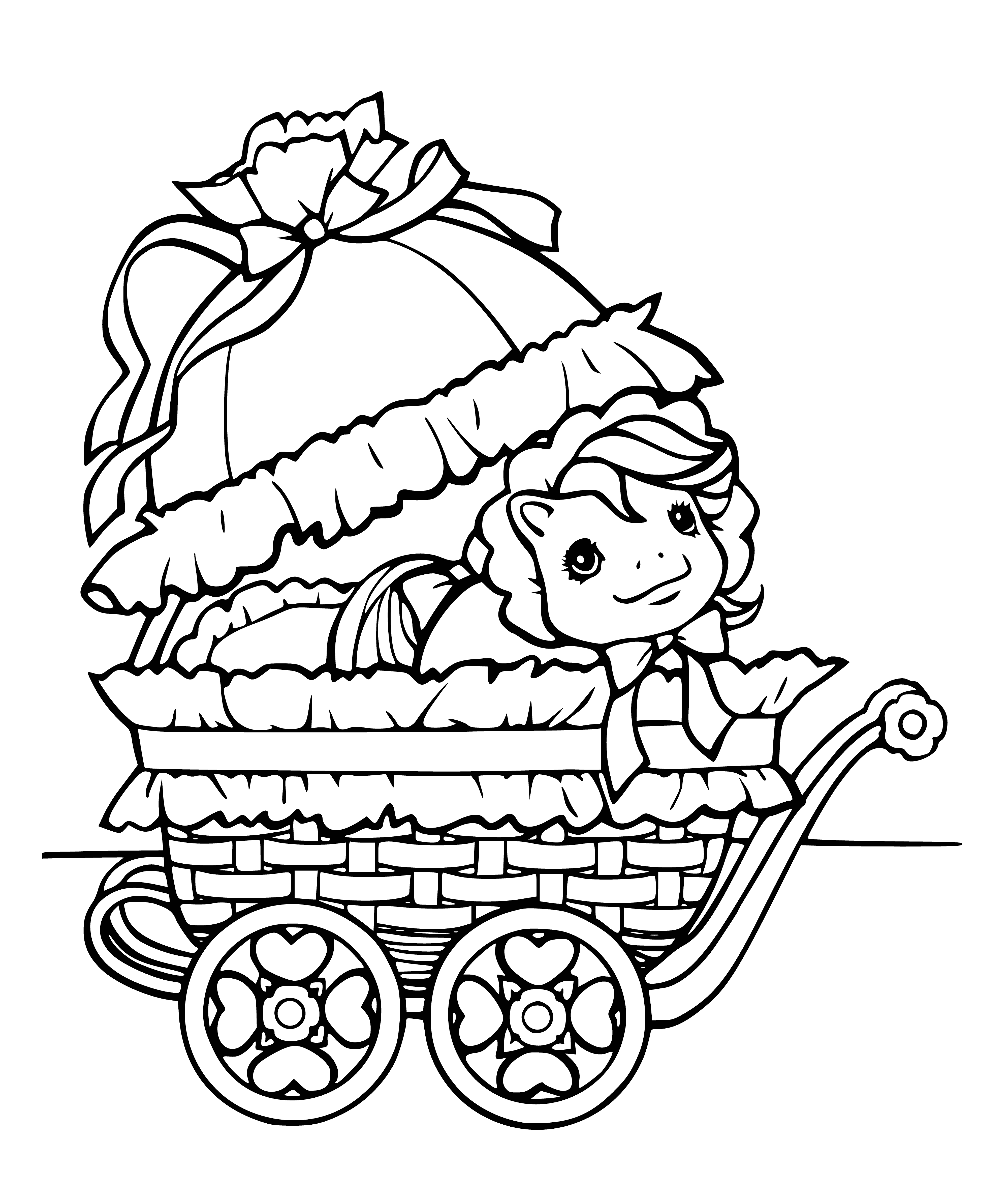 My Little Pony: Little Pony in een kinderwagen